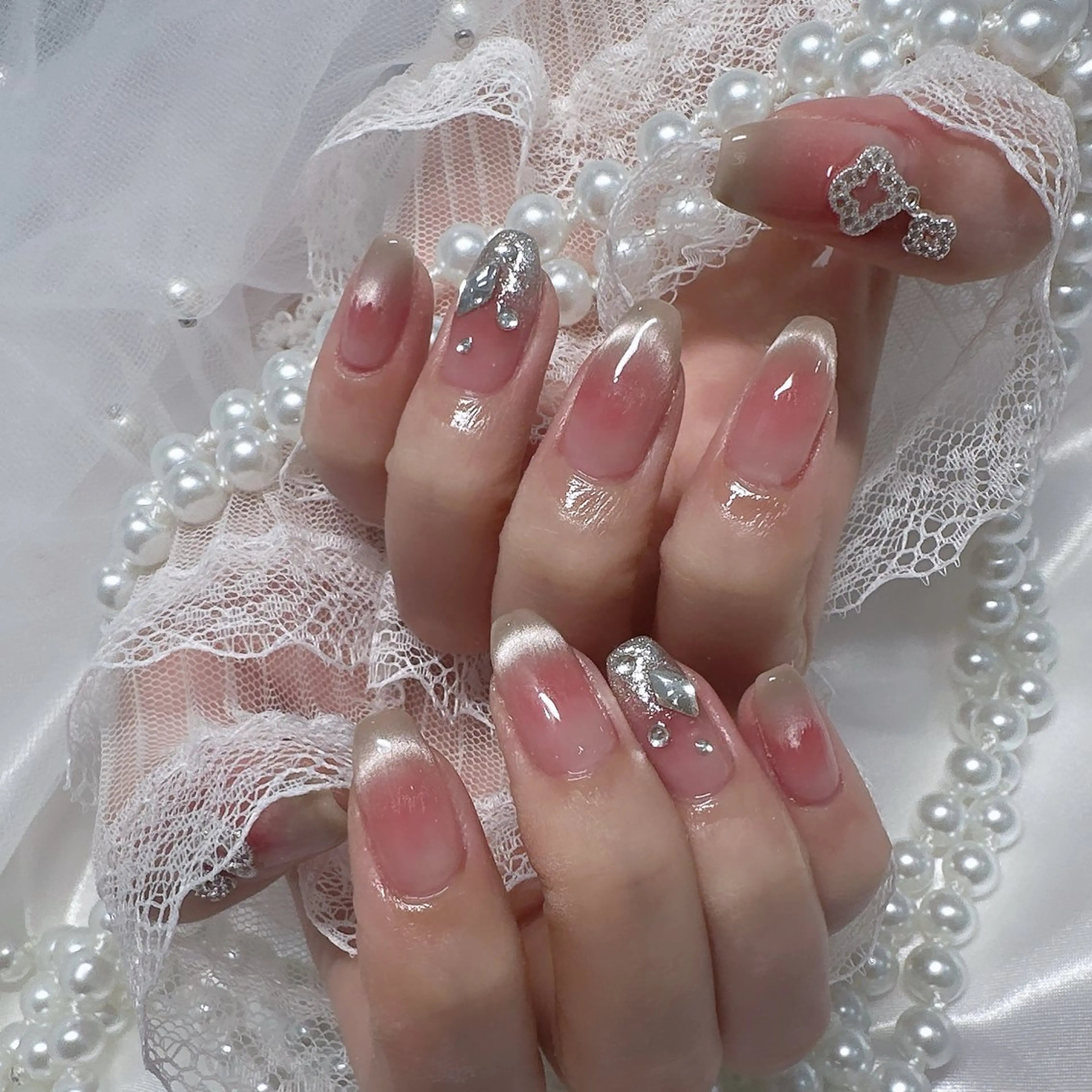 ネイル Marin🩵 Hinari🧸🎀のネイルデザイン