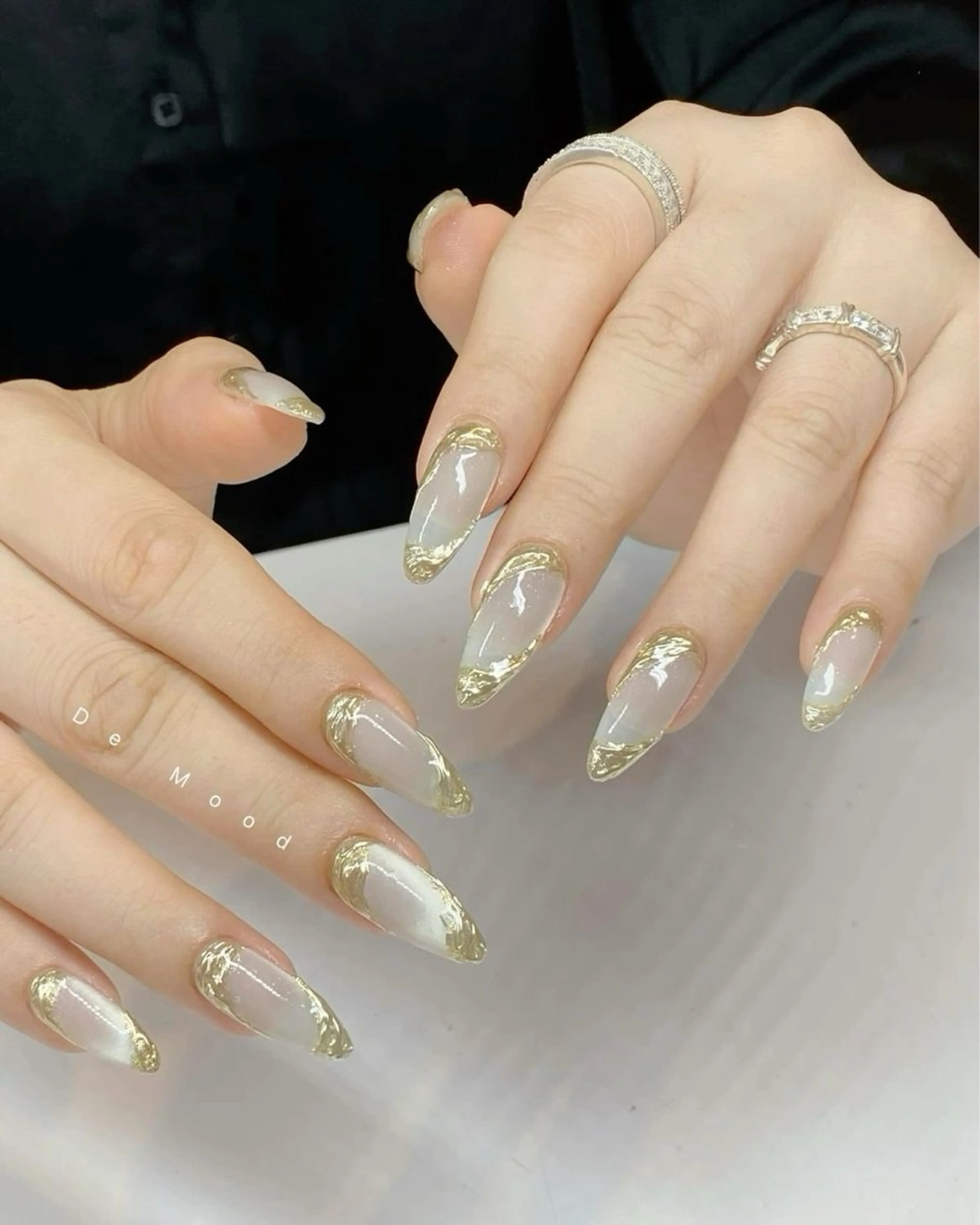 チップネイル, クリアジェルネイル, 立体ミラーネイル 💅💅💅の写真