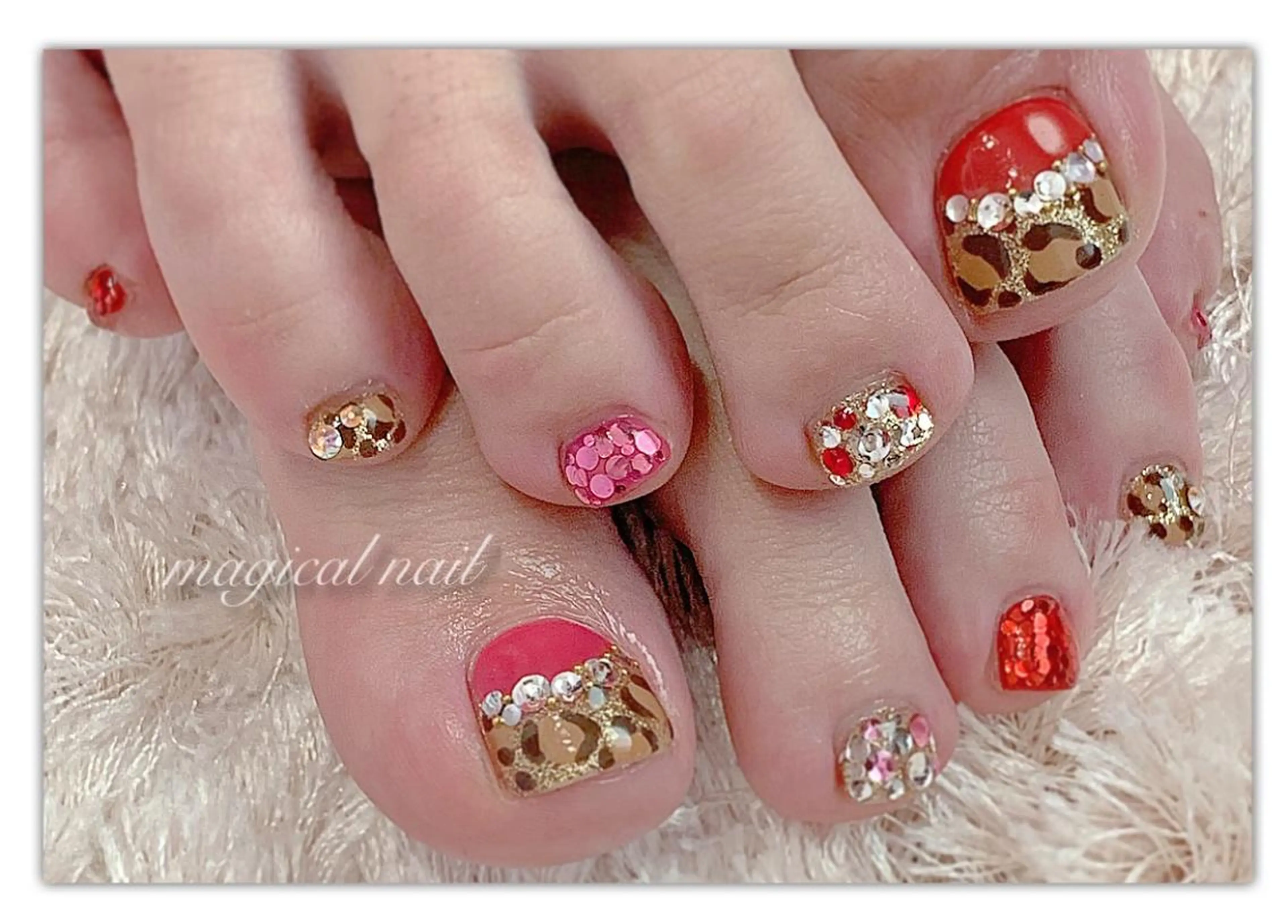 ネイル フットネイル magical nailのネイルデザイン