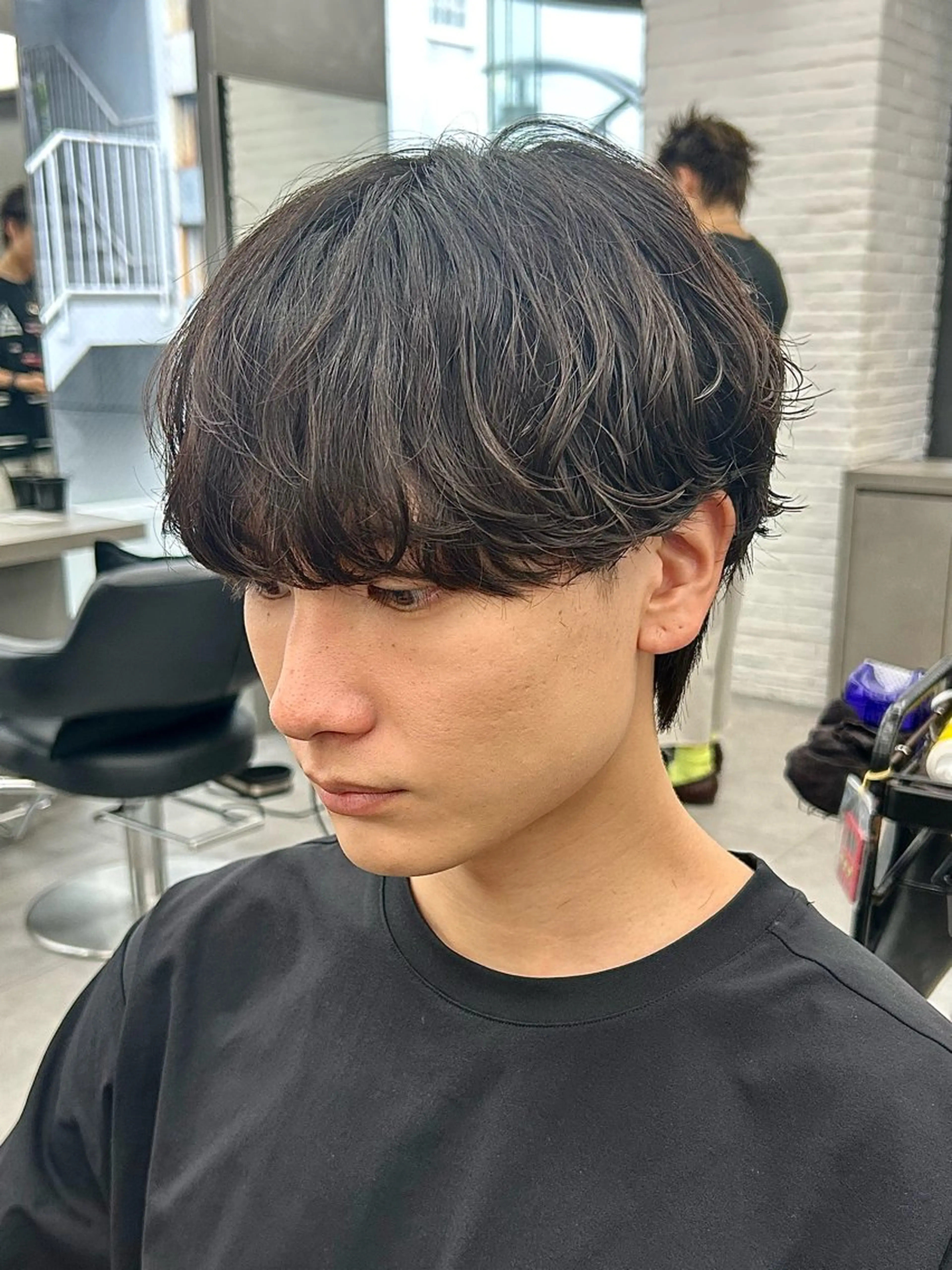 パーマ メンズ メンズパーマ カット パーマ 韓国メンズヘア 🇰🇷つかさのヘアスタイル