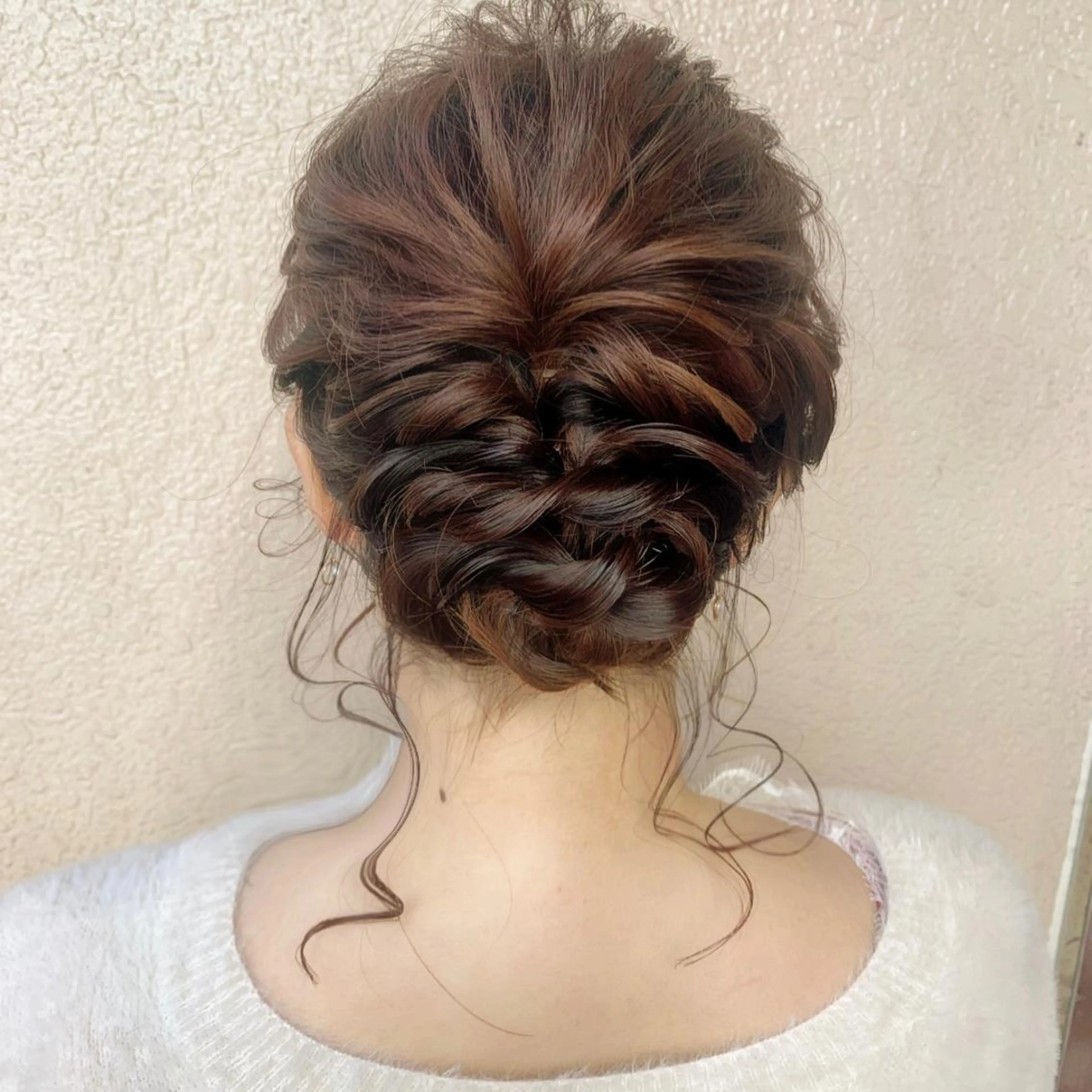 ミディアム 淡色ふんわりhair 新宿satomiのヘアスタイル