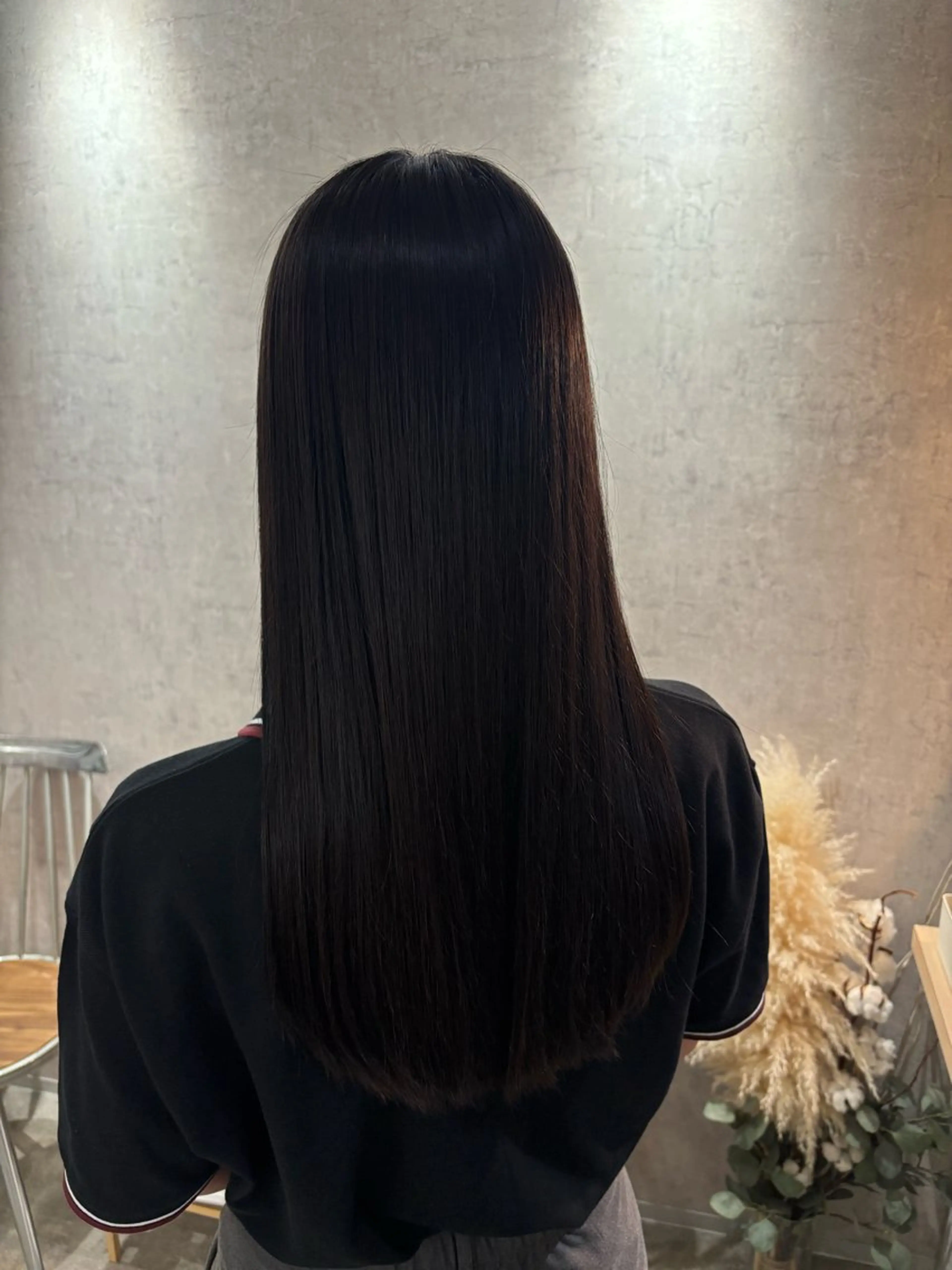 ロング 縮毛矯正 縮毛矯正 石原 望来のヘアスタイル