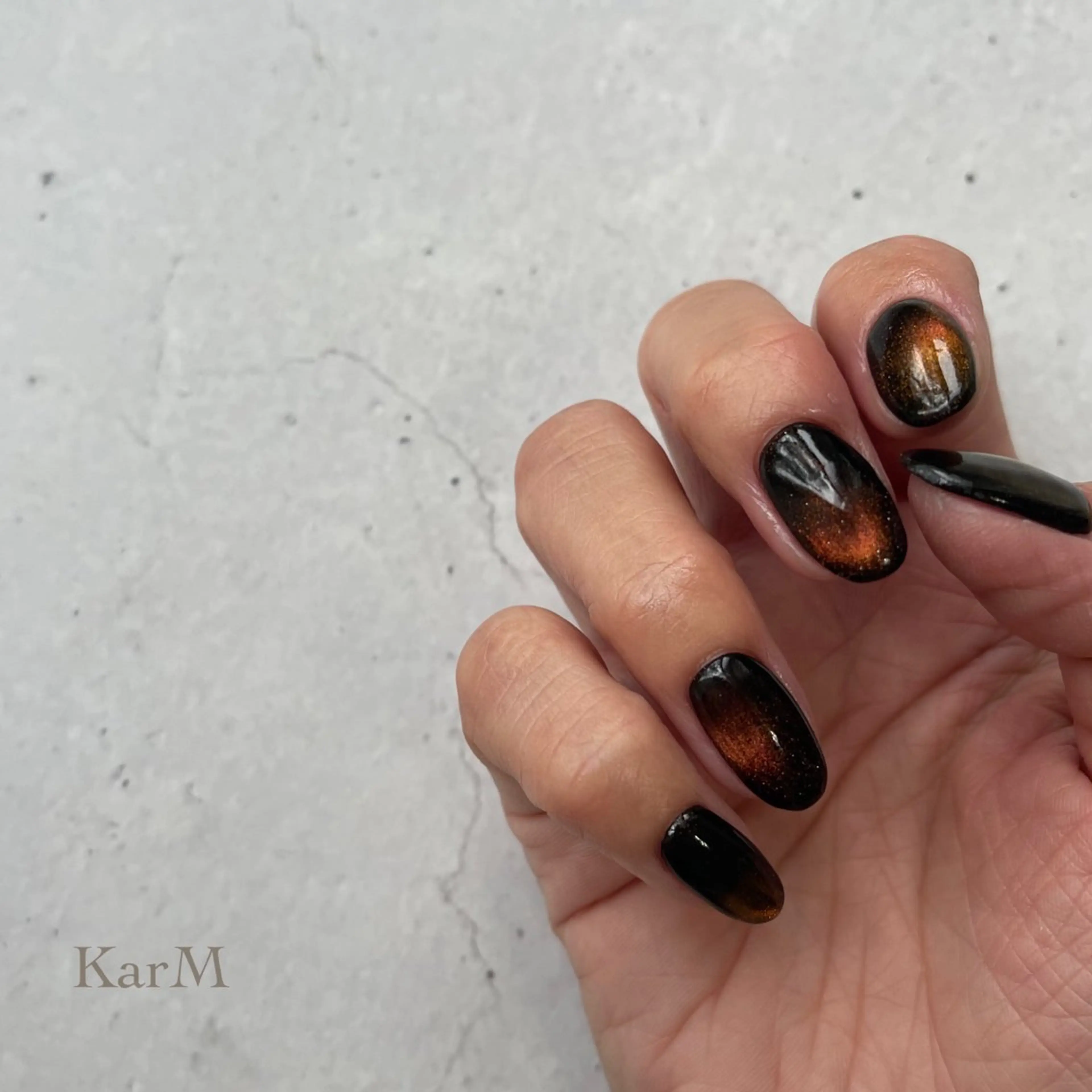 ネイル アートネイル オーロラネイル チークネイル フットネイル フレンチネイル ハンドネイル ogino karinのネイルデザイン