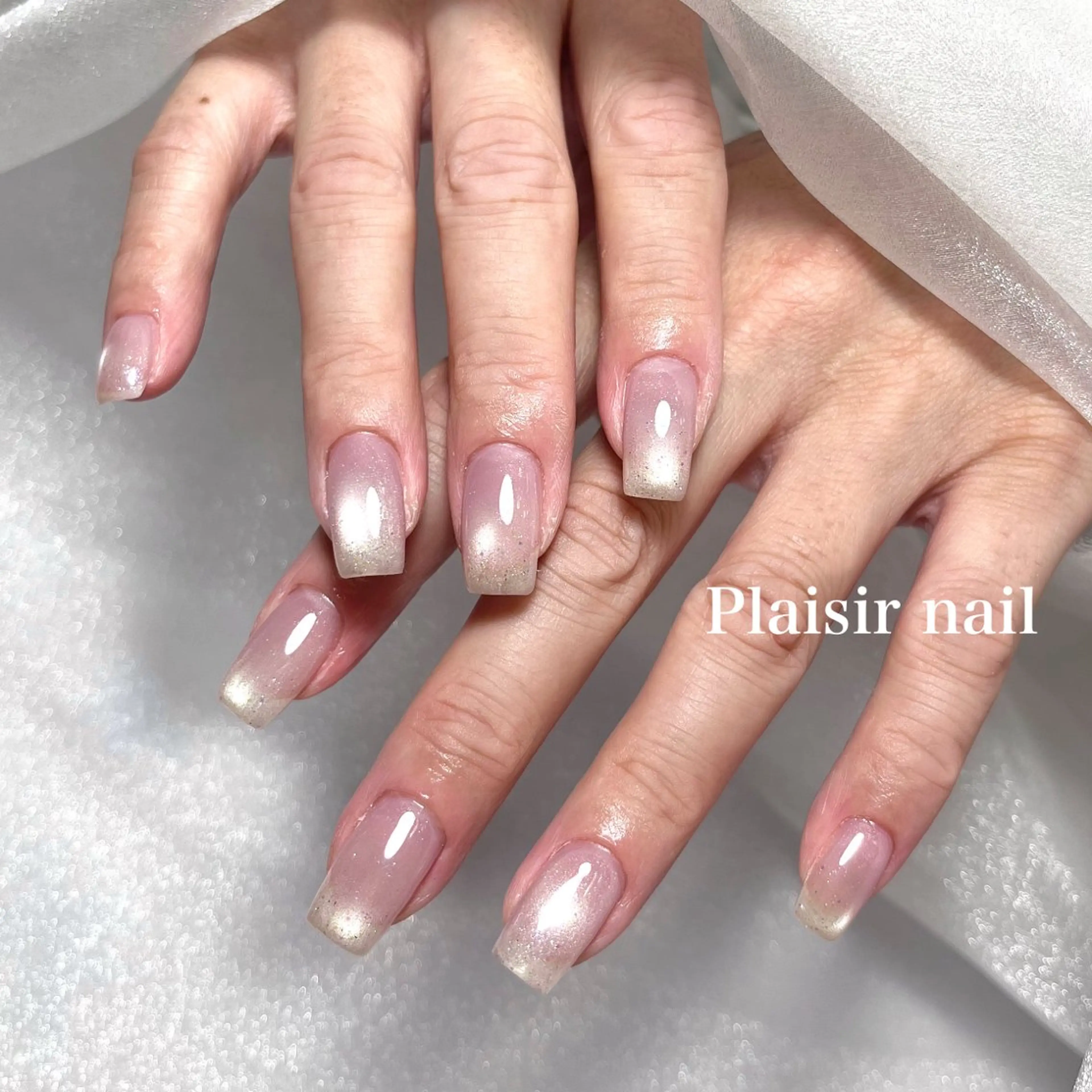 セミロング ハンドネイル Plaisir eyelash&brow&nail【プレジール】所属・Plaisir nail salonのネイルデザイン