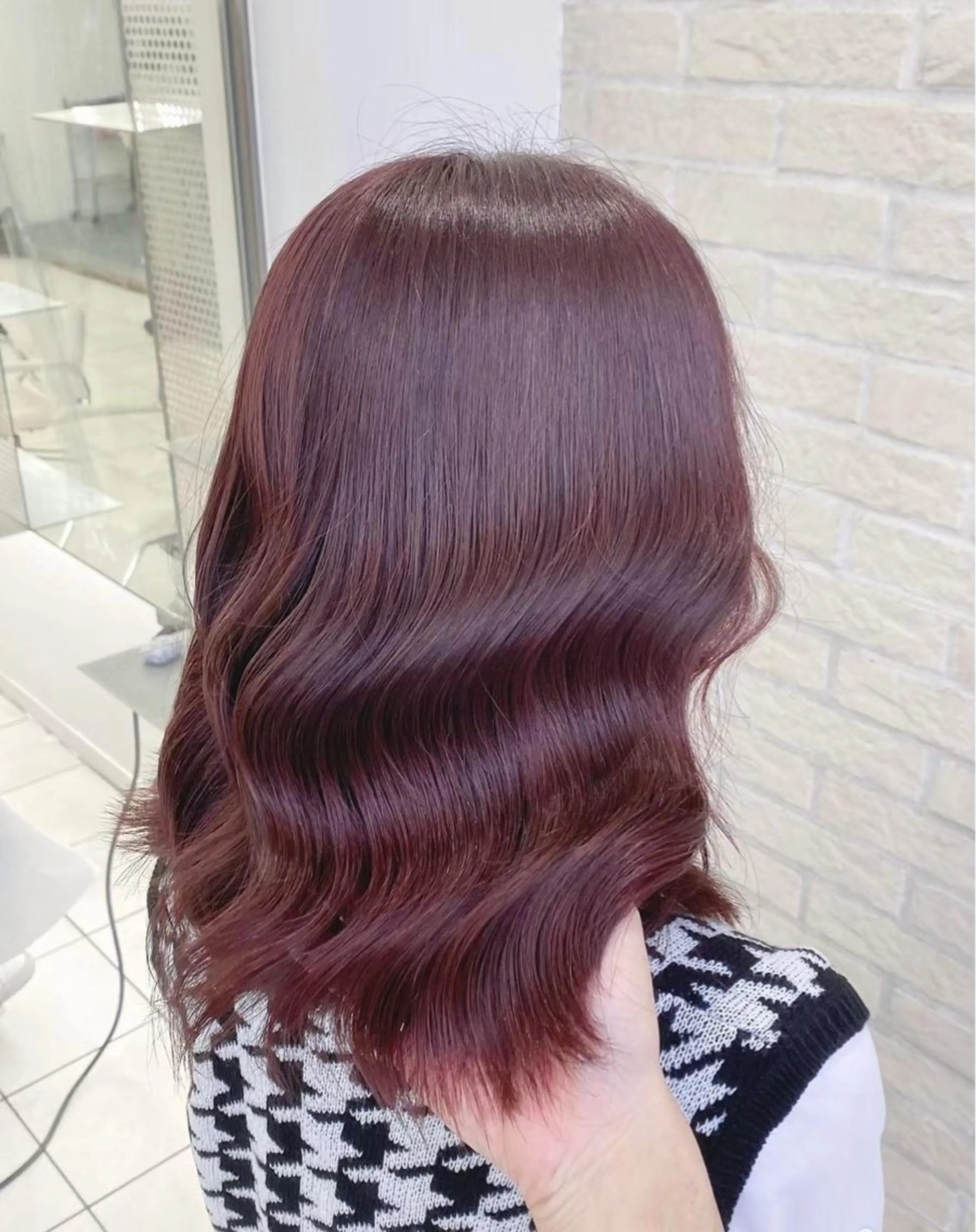 カラー モデル募集🈁🩶 志田美紀のヘアスタイル