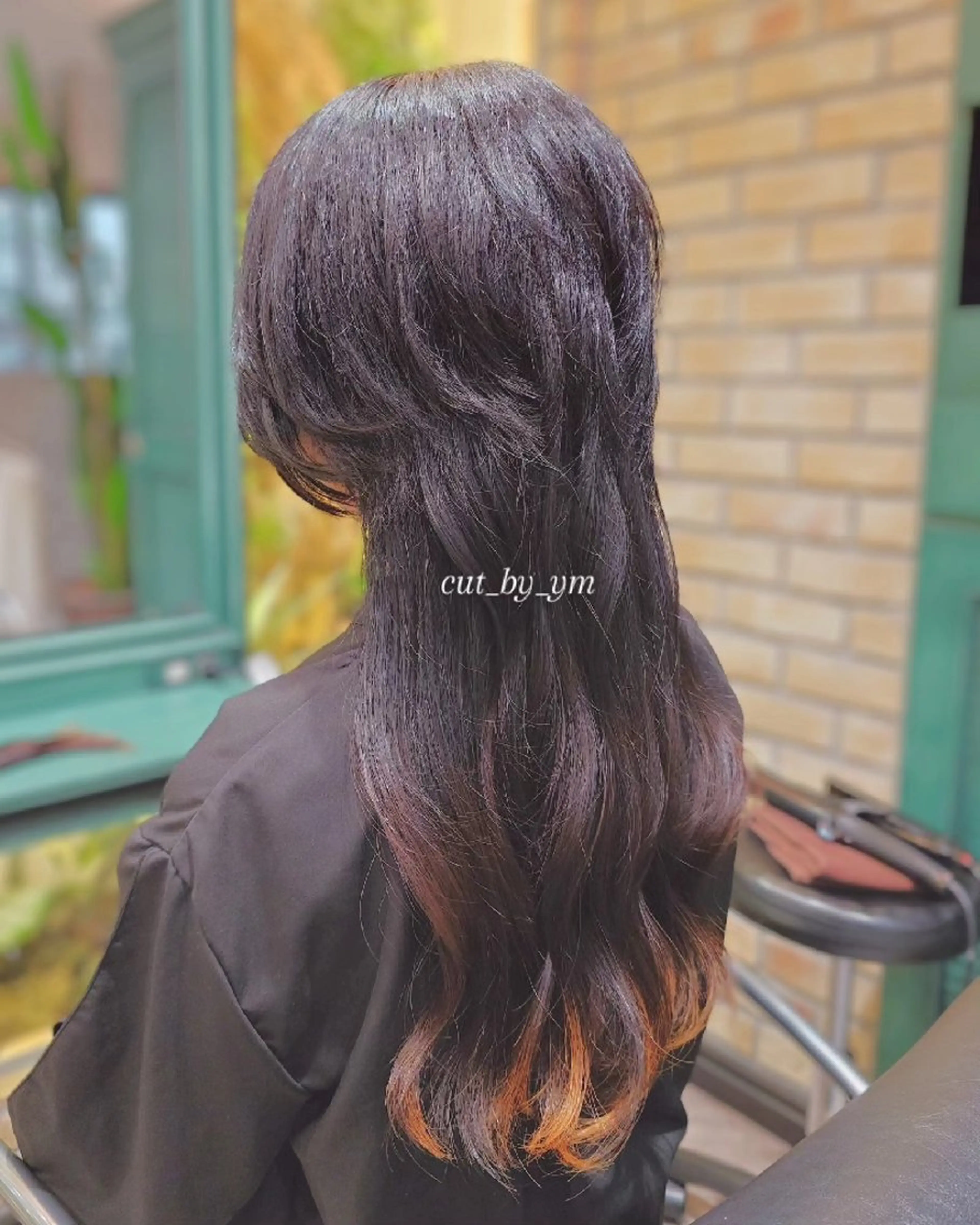 ロング ウルフカット Monan_新宿所属・似合わせ🌷艶カラー 🌷やまのヘアスタイル