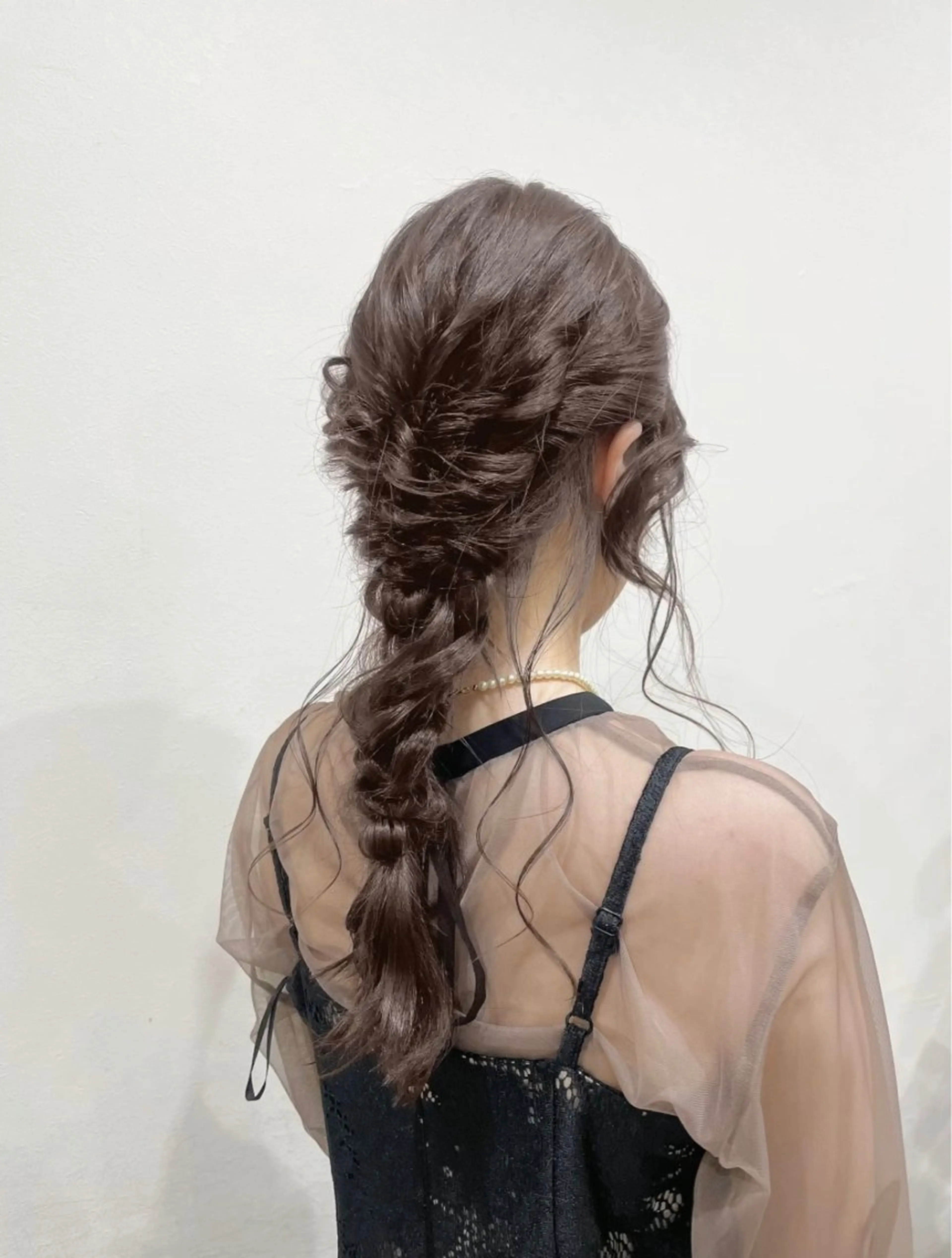 ロング ヘアセット 韓国風パーマ/ヘア セット/店長みづきのヘアスタイル