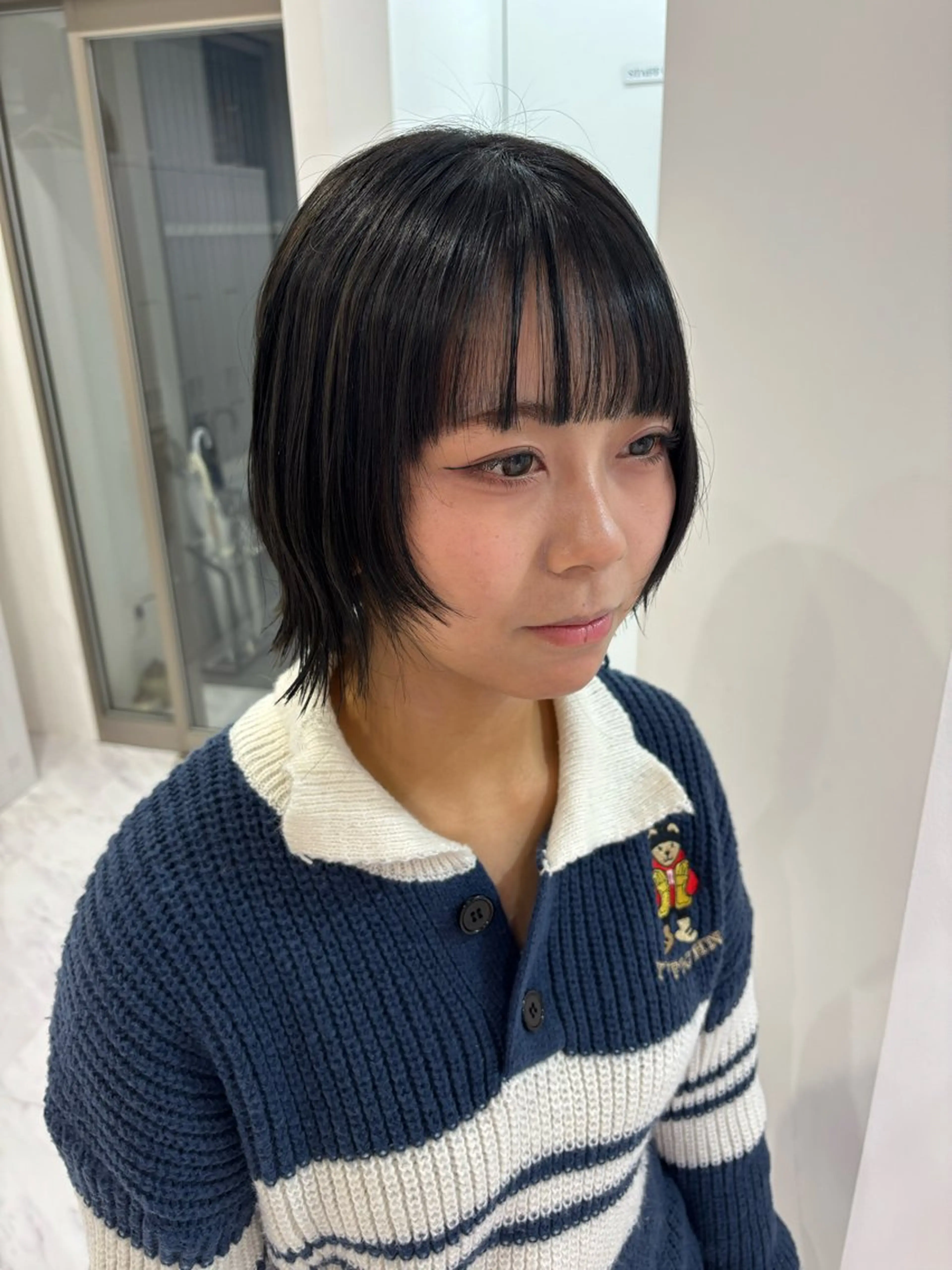 ミディアム ボブ カット トリートメント MONA SAYAKAのヘアスタイル