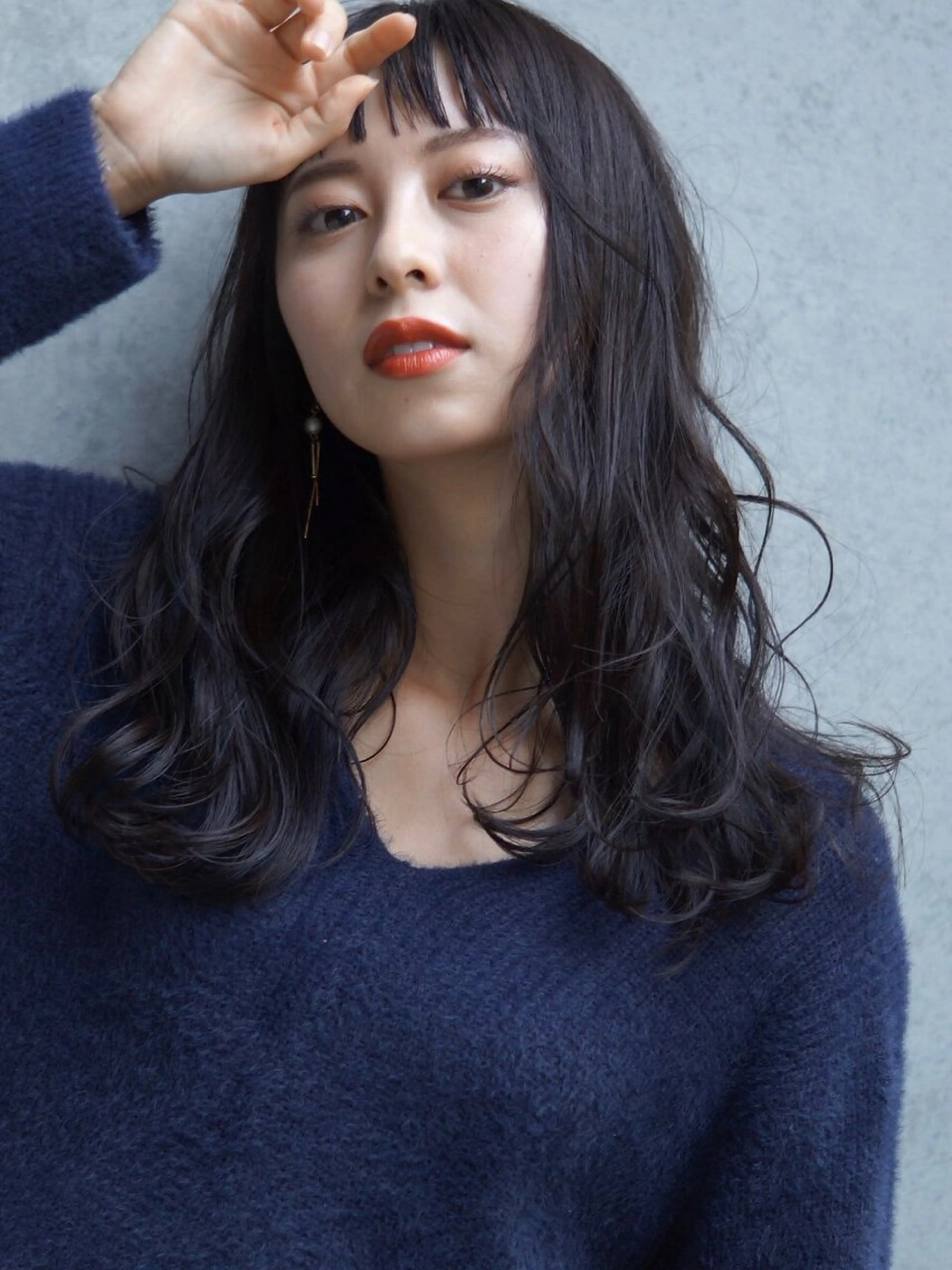 ロング カラー パーマ カット ヘアカラー 縮毛矯正 トリートメント hoNua. 栄/透明感カラーのヘアスタイル