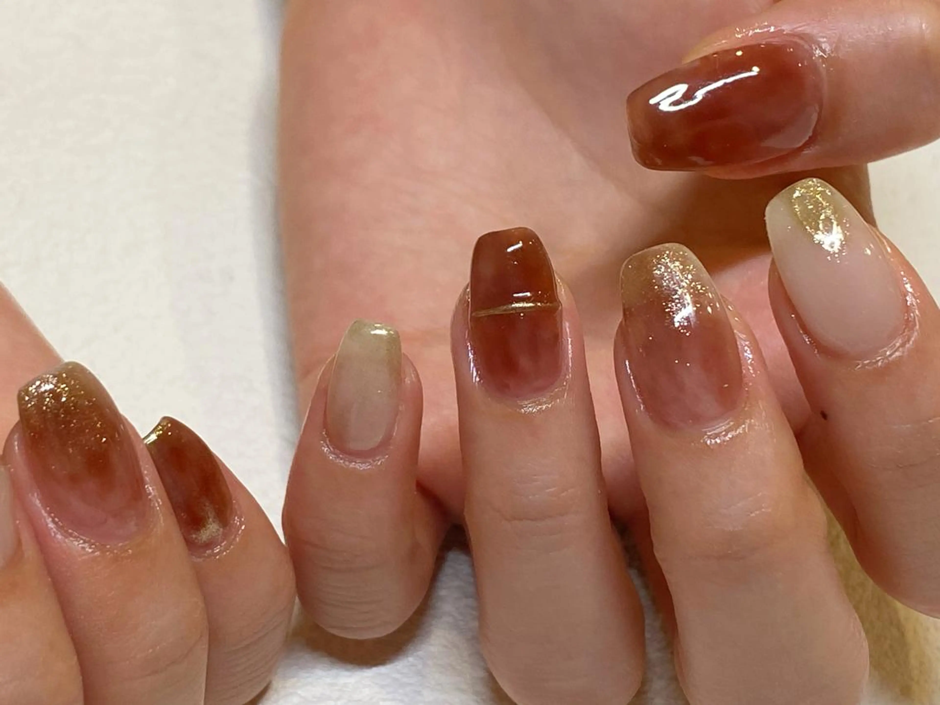 ネイル ハンドネイル 佐伯 真帆のネイルデザイン
