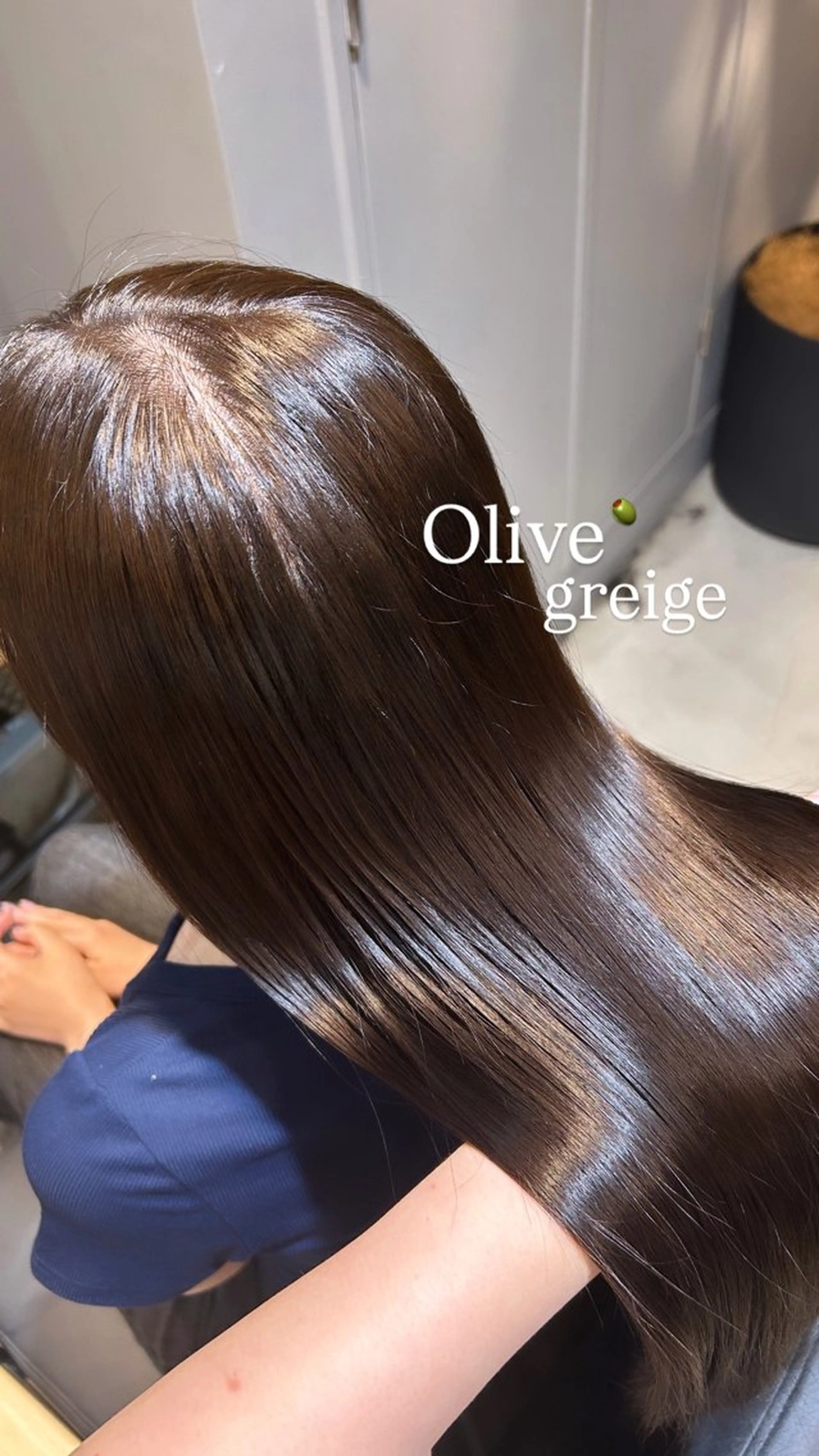 セミロング ヘアカラー メンズパーマ/ 高橋紅葉のヘアスタイル