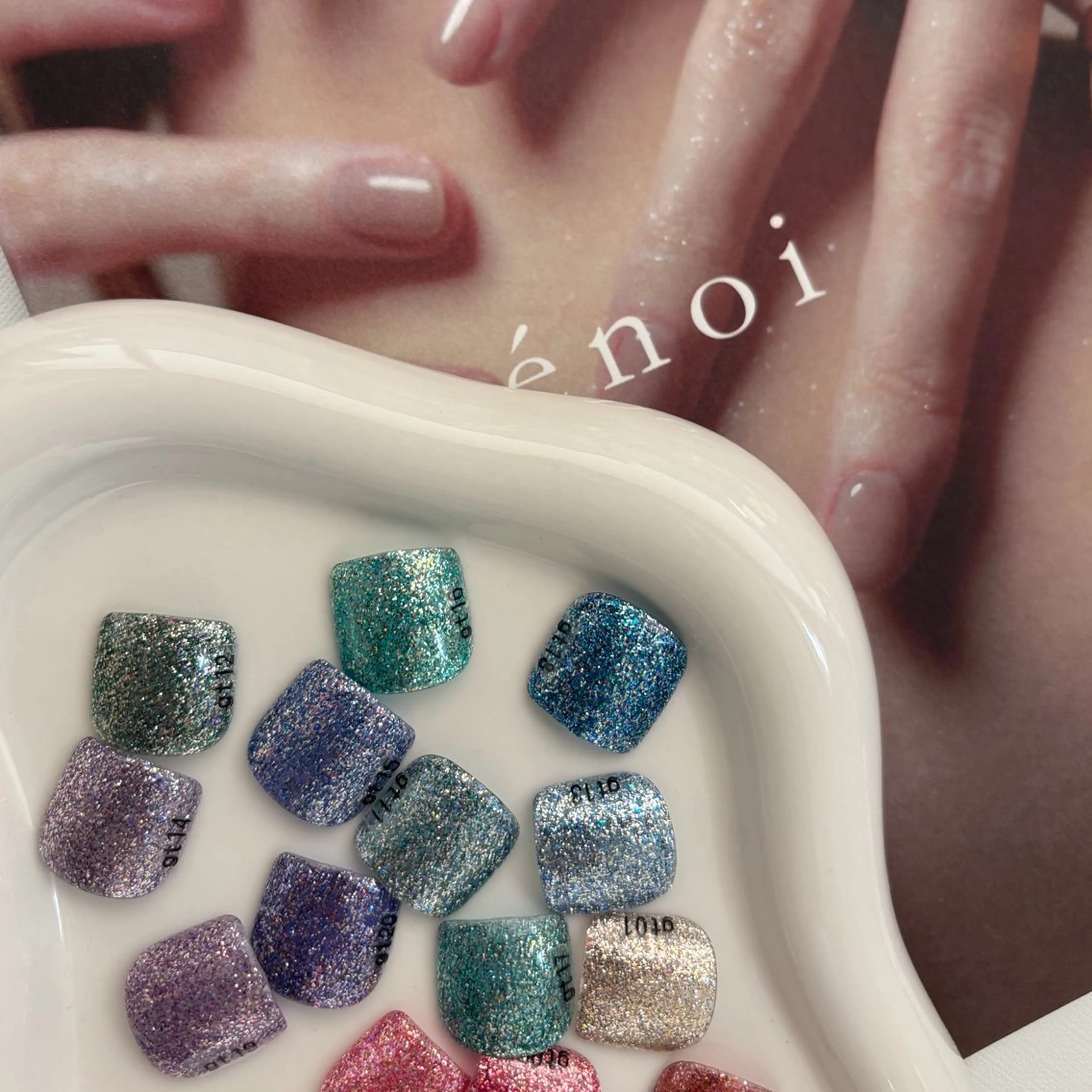 《foot》オフ無【パラジェル/ケア込み】選べるワンカラーorラメグラデーションの写真