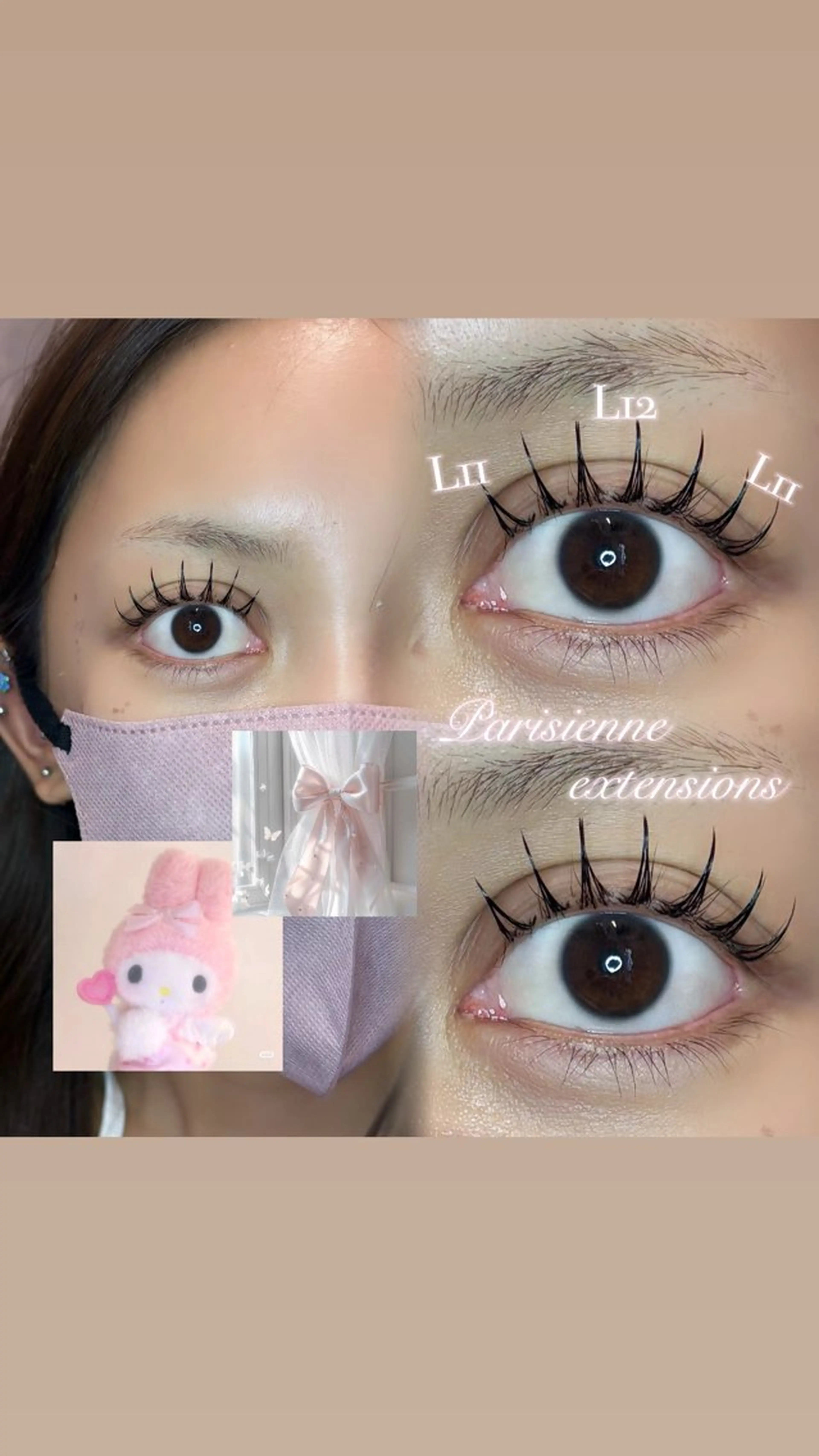 マツエク・マツパ Lカール マツパ kotoha🎀マツ エク指名No.1🤍のマツエク・マツパデザイン