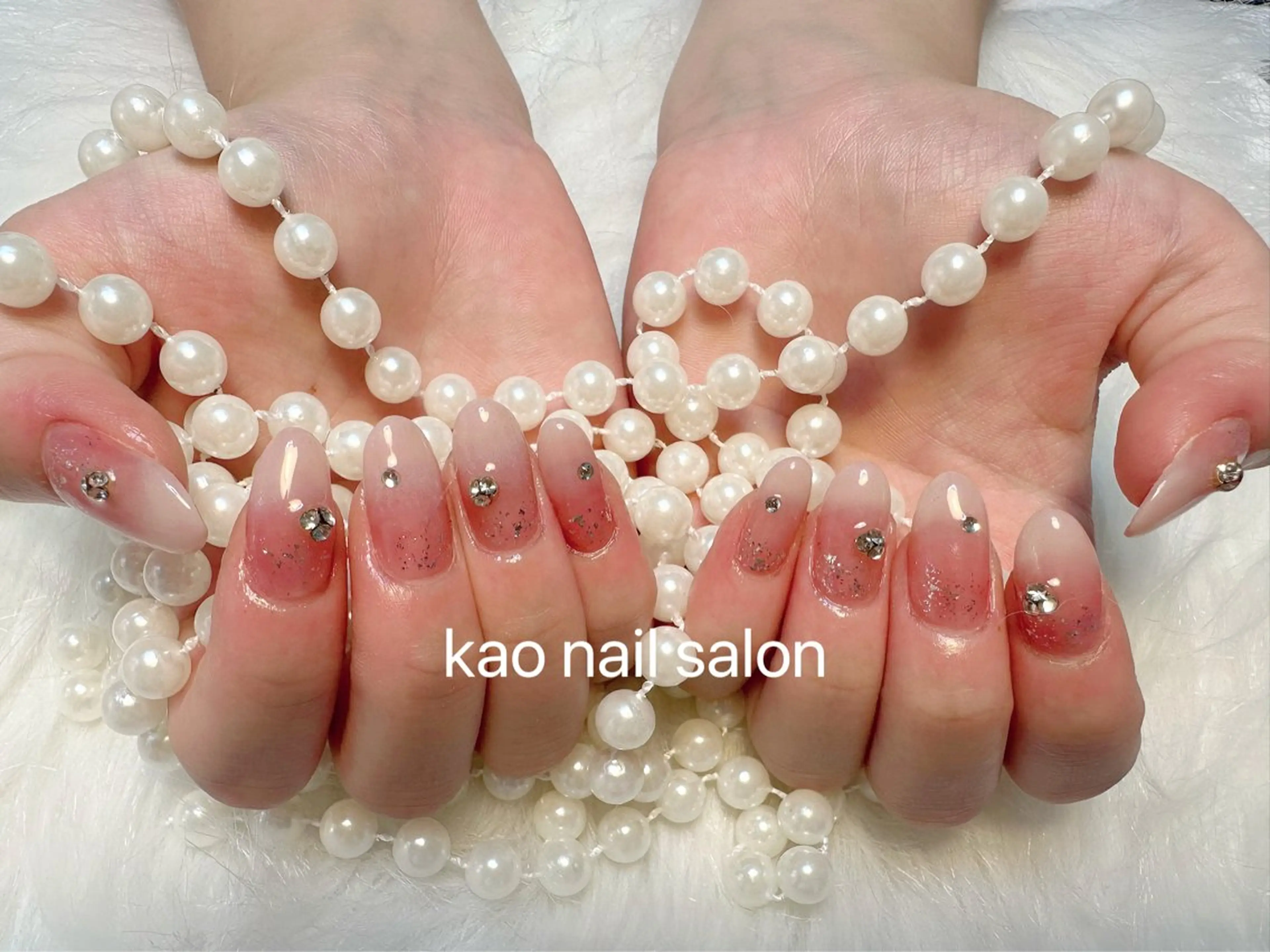 ネイル ハンドネイル kao nail マグネット/長さだしのネイルデザイン