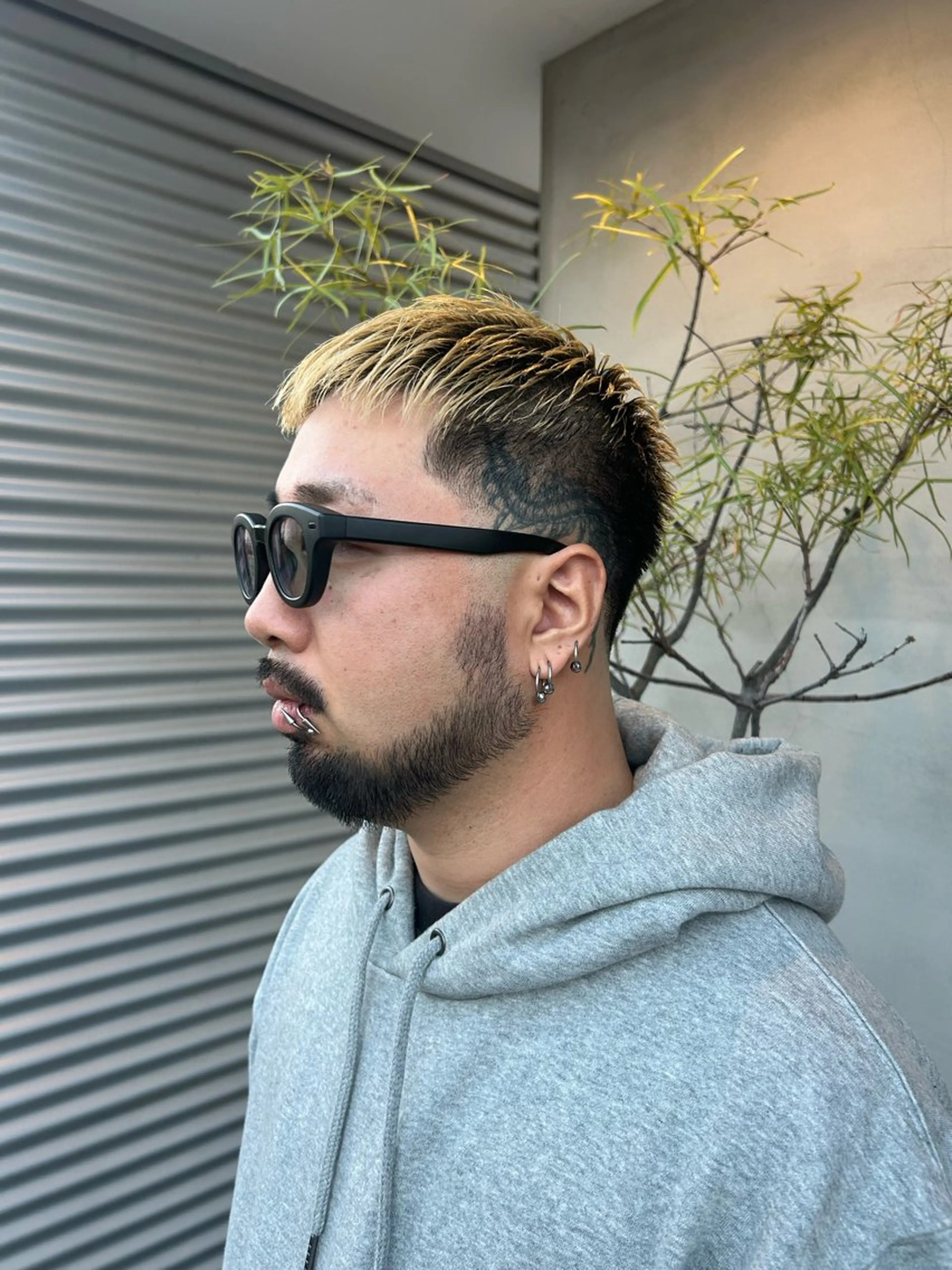 ショート カラー メンズ フェードカット ショートヘア カット ヘアカラー トリートメント 🇺🇸メンズ特化 KYOYA💈のヘアスタイル