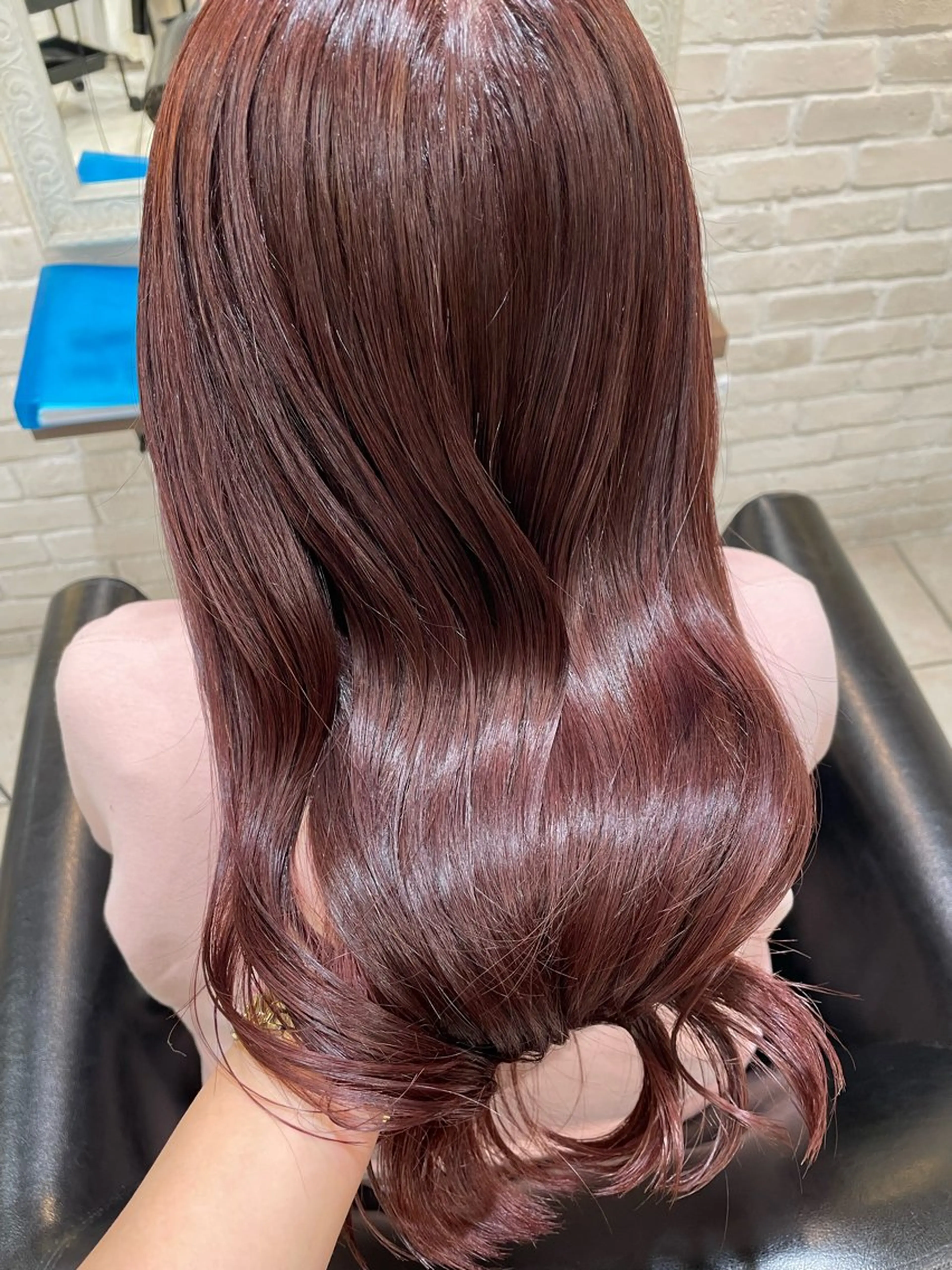 カラー ブラウンカラー ピンクカラー ヘアカラー トリートメント 🌼 misaki 🌼のヘアスタイル