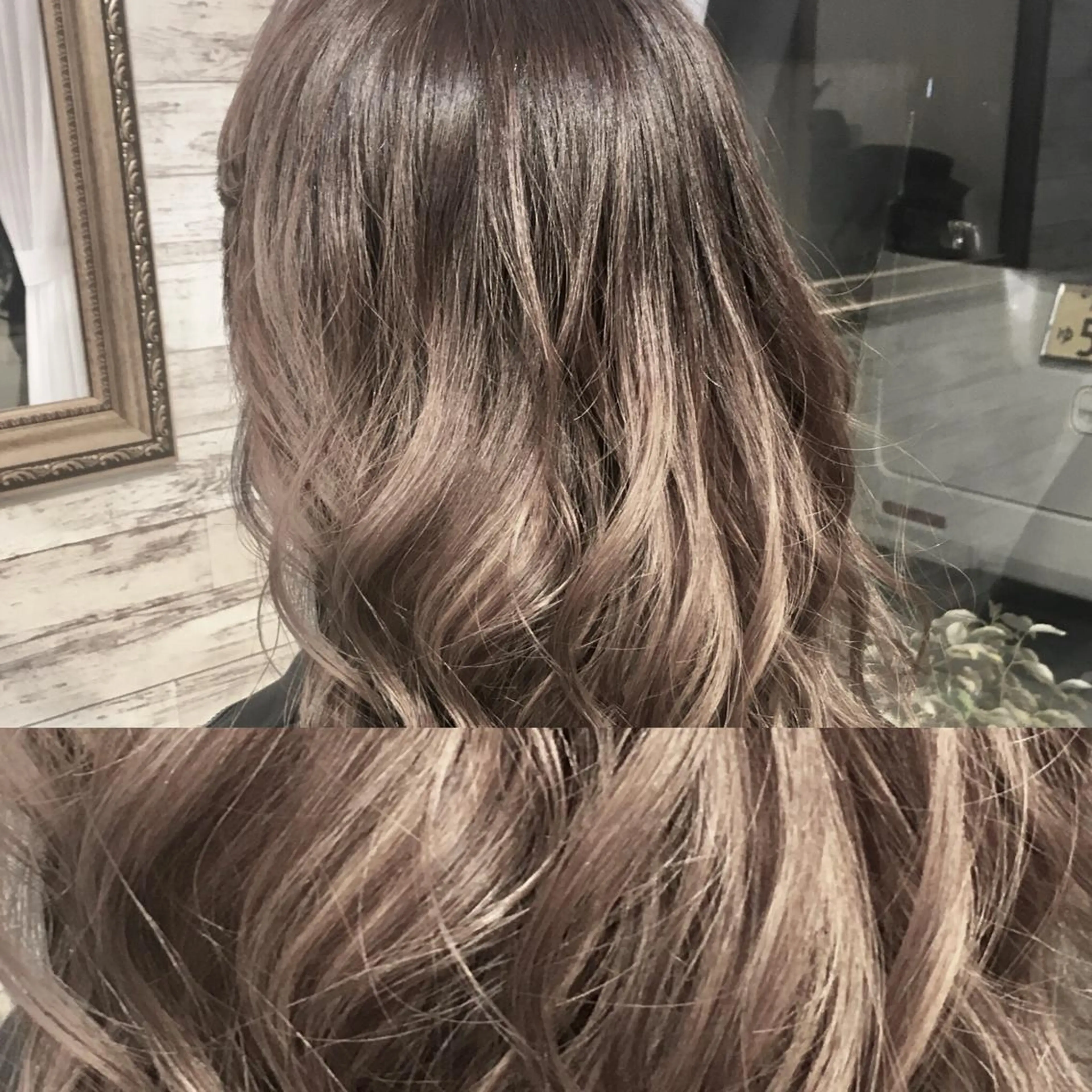 ミディアム カラー ハイトーンカラー カット ヘアカラー トリートメント MARDI GRAS 蘭丸のヘアスタイル