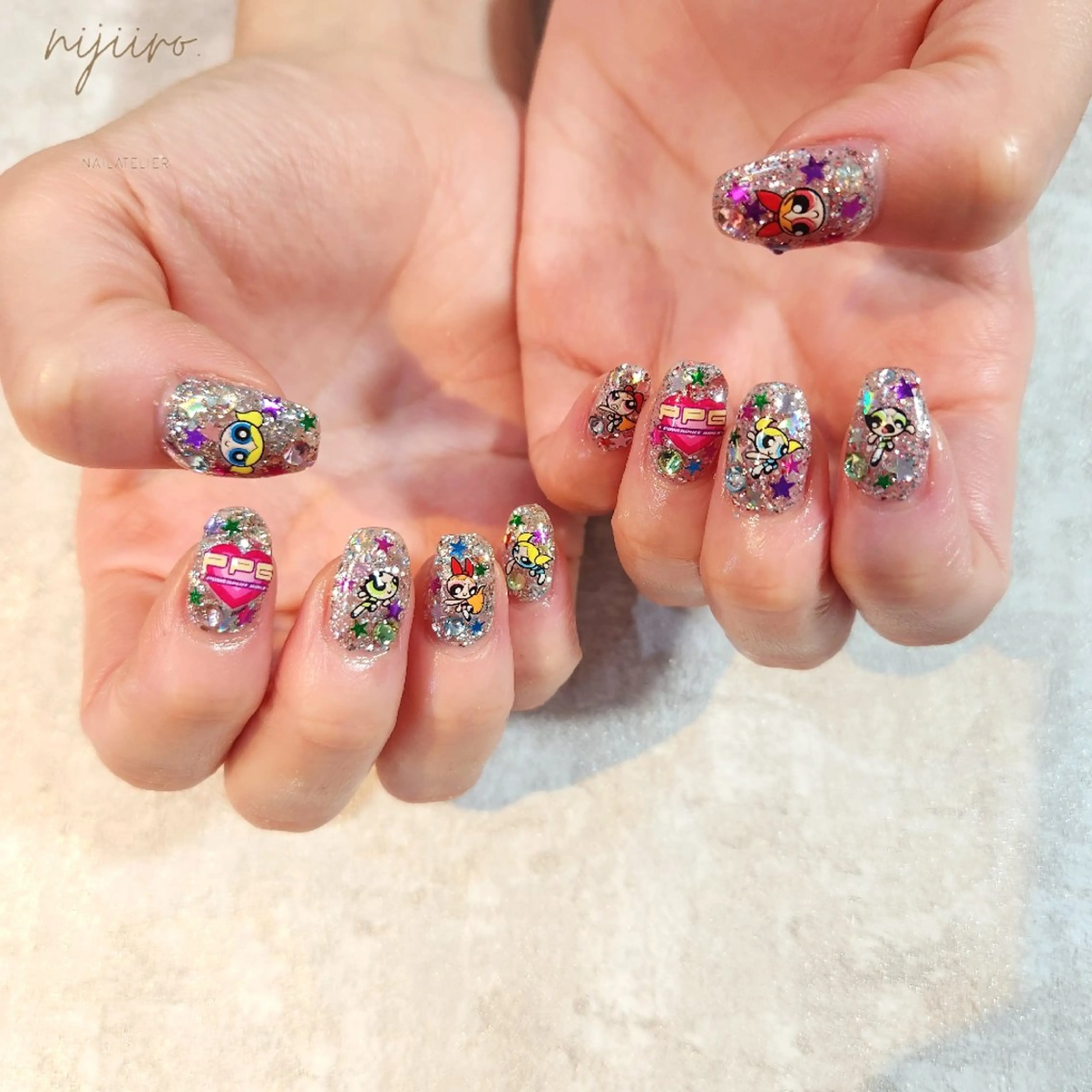 ネイル 持ち込み ハンドネイル nailatelier nijiiro.所属・nijiiro🌈 サトウのネイルデザイン