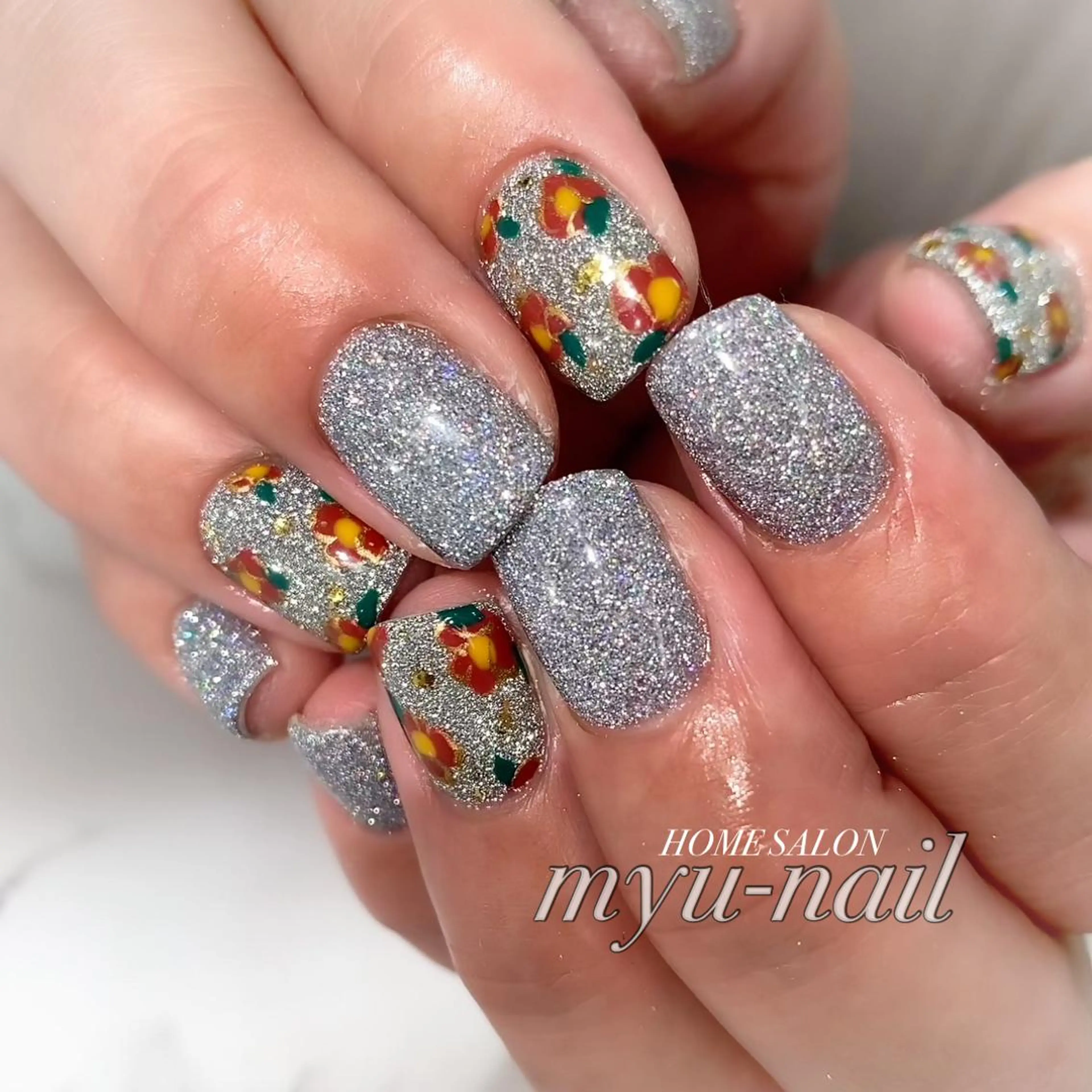 ネイル ハンドネイル ホームサロン myu-nailのネイルデザイン