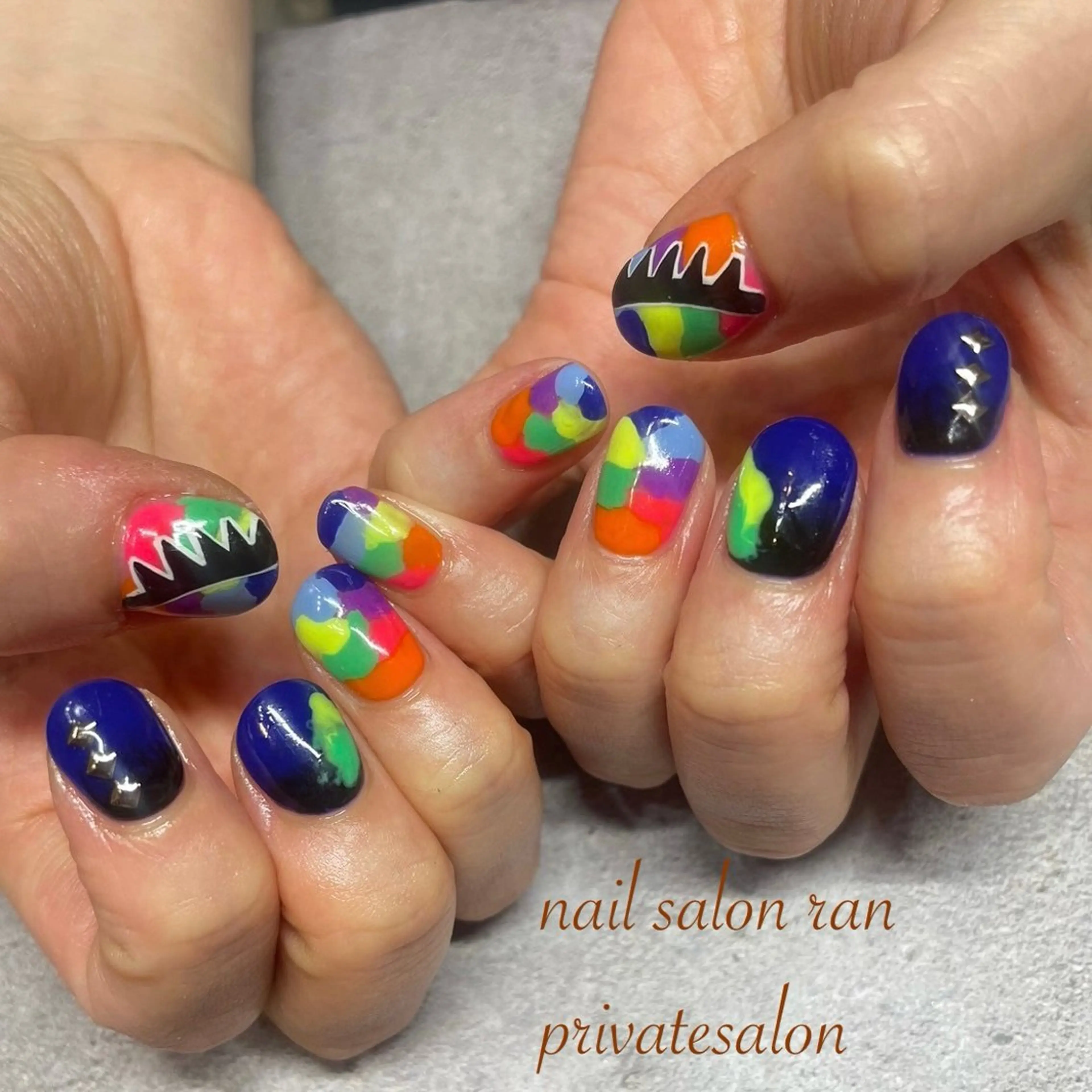 ネイル ハンドネイル ハンドケア nailsalon ranのネイルデザイン