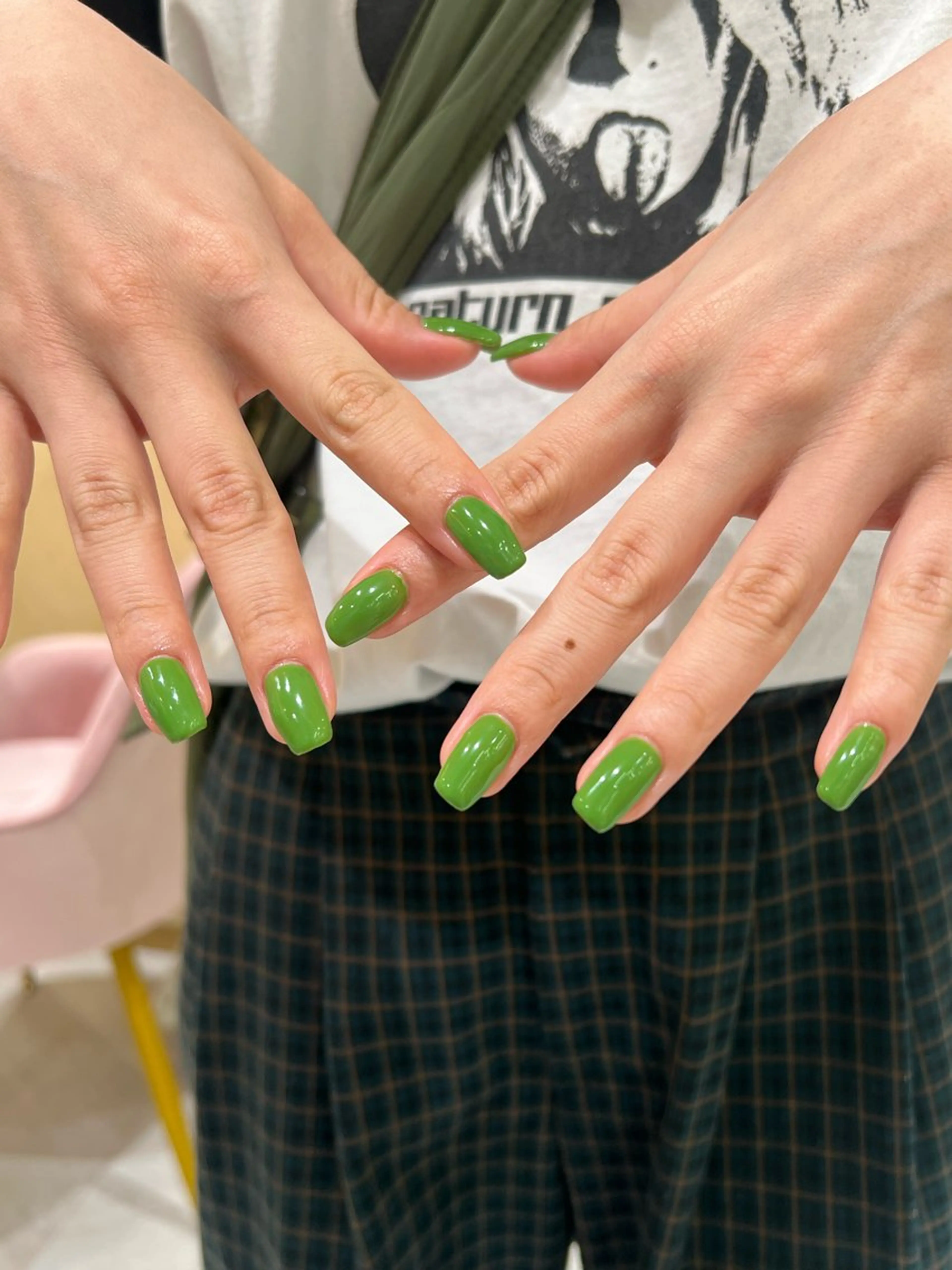 ネイル ワンカラーネイル 春ネイル ハンドネイル オシャレデザイン 🧺🪽/SHUNOのヘアスタイル