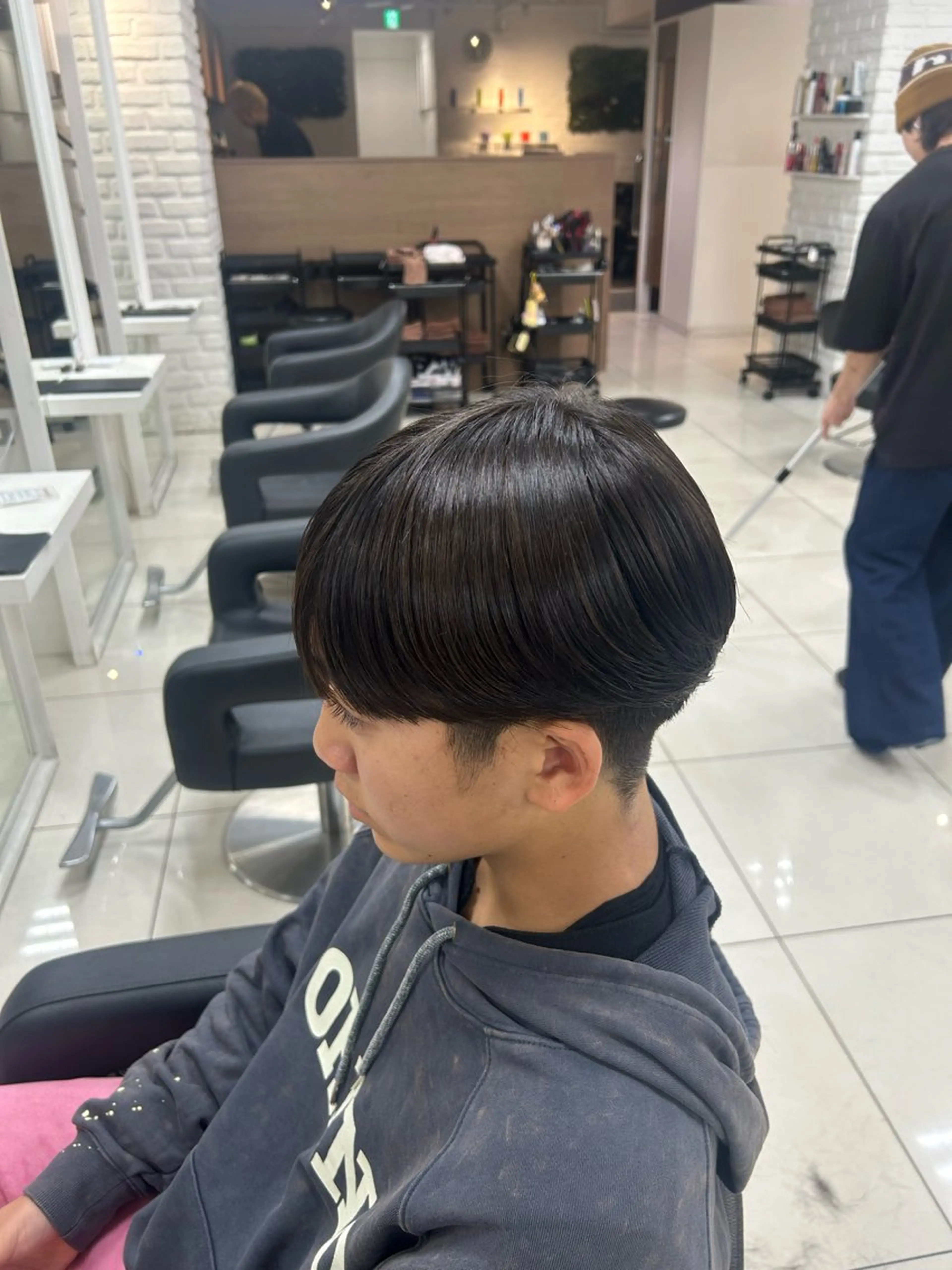 ショート カット 縮毛矯正 【縮毛矯正/レディー スカット】美涼🎀のヘアスタイル