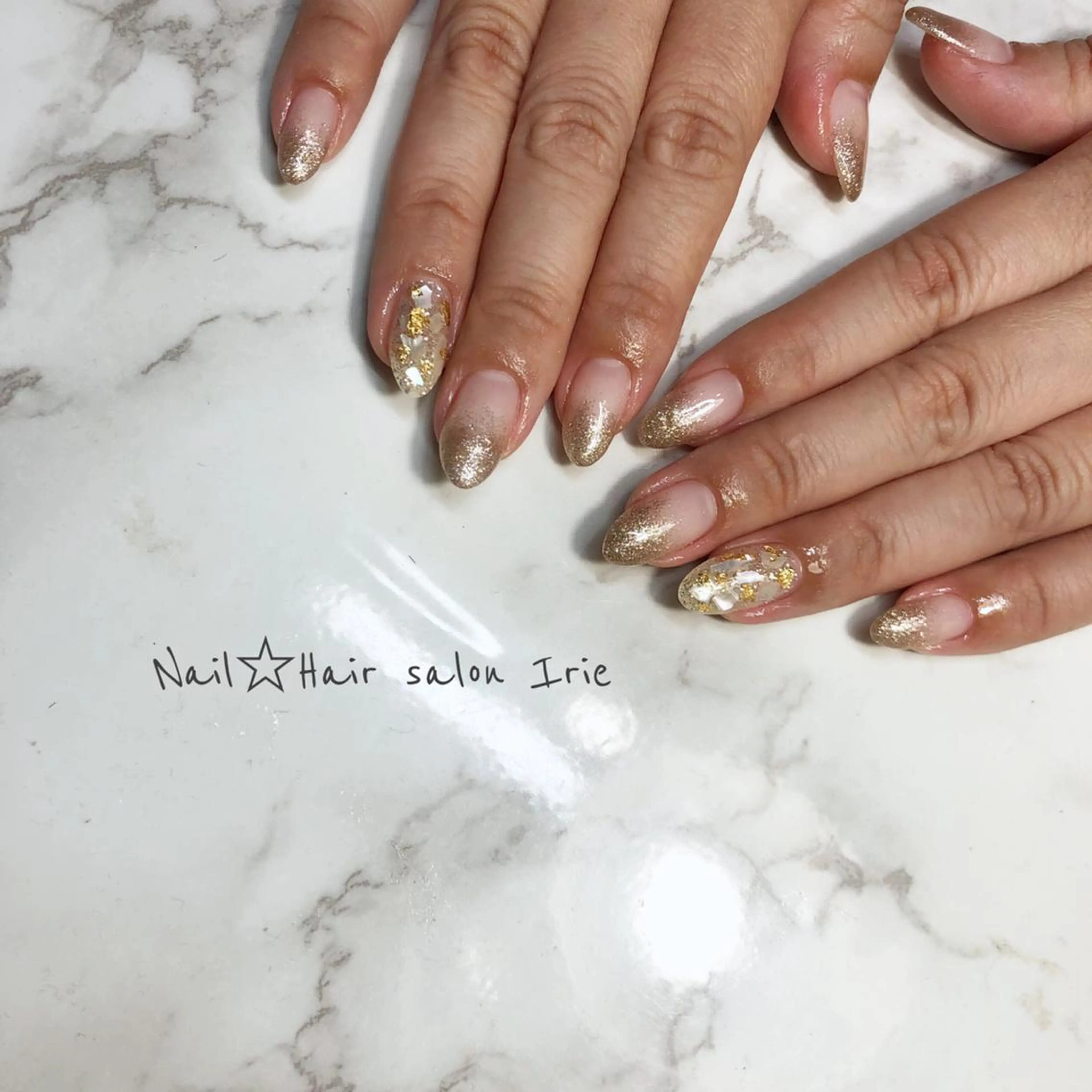 ネイル ハンドネイル ハンドケア Hair salon Irie所属・與儀 知佳のネイルデザイン