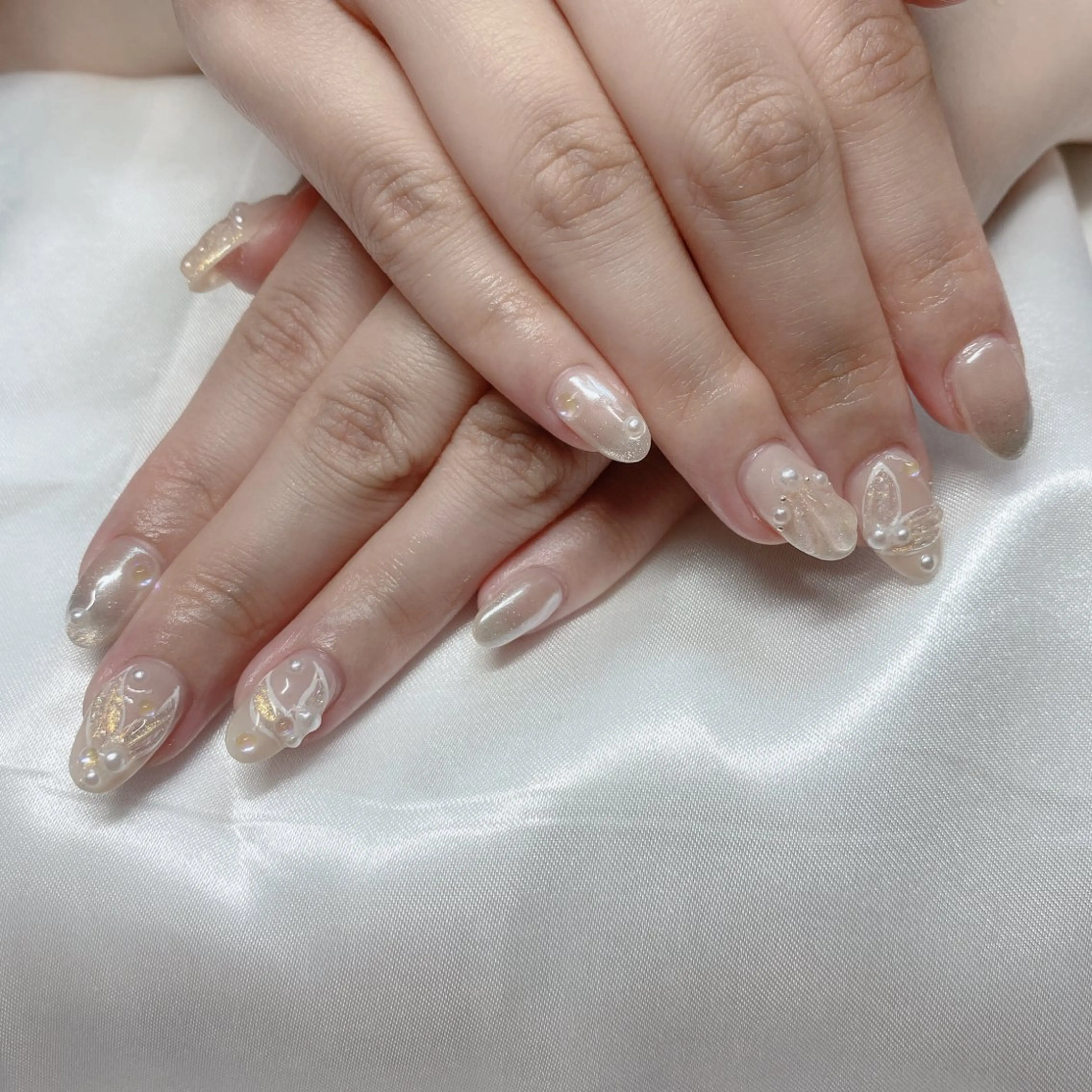 ネイル ハンドネイル ハンドケア UniqueNail 長さだし専門店のネイルデザイン