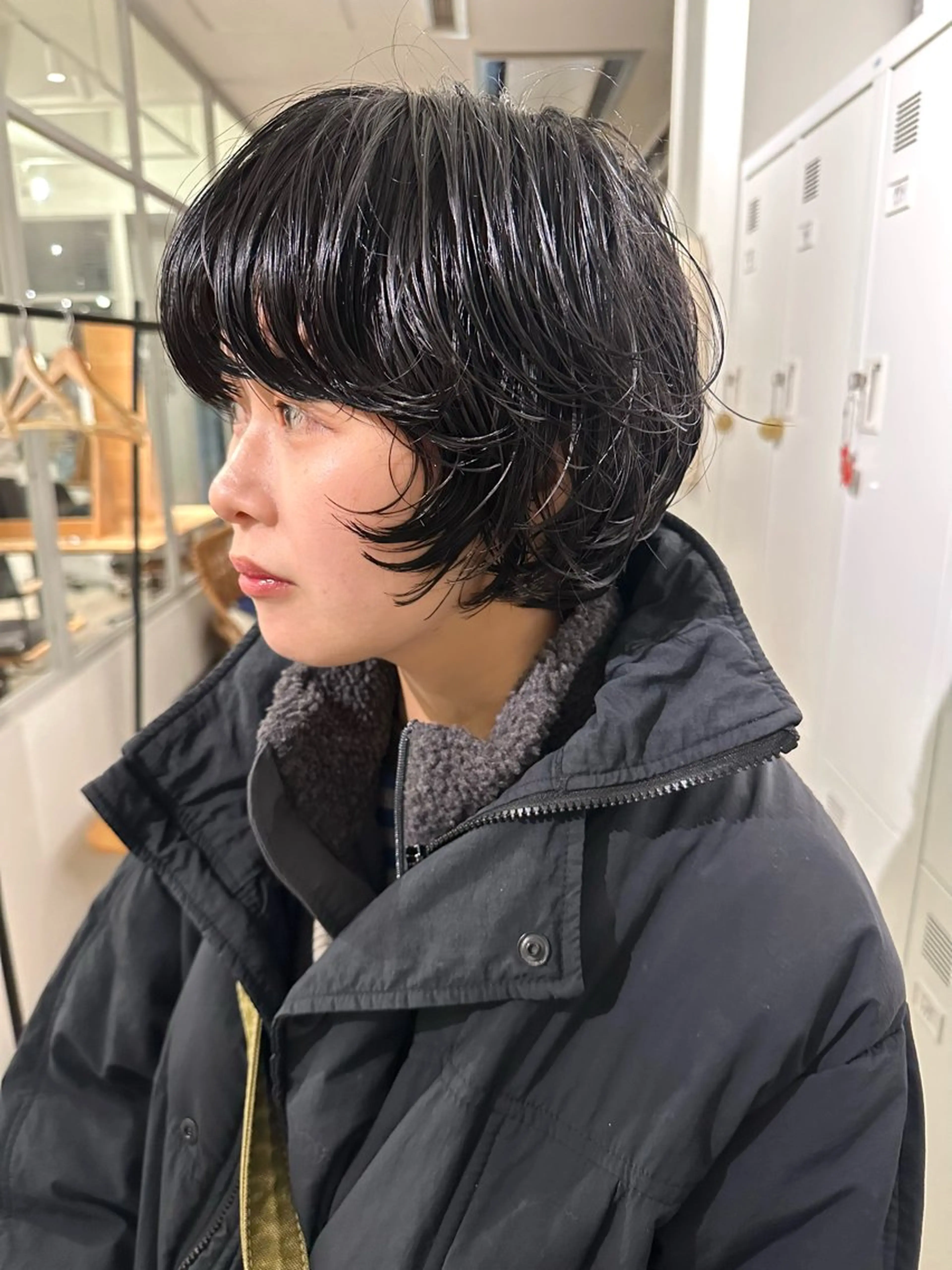 [10.20代限定⭐︎]カット(ショート)＋パーマモデル9:30​〜​or17:00​〜​ 月金のみ11:30​〜​or18:00​〜​の写真