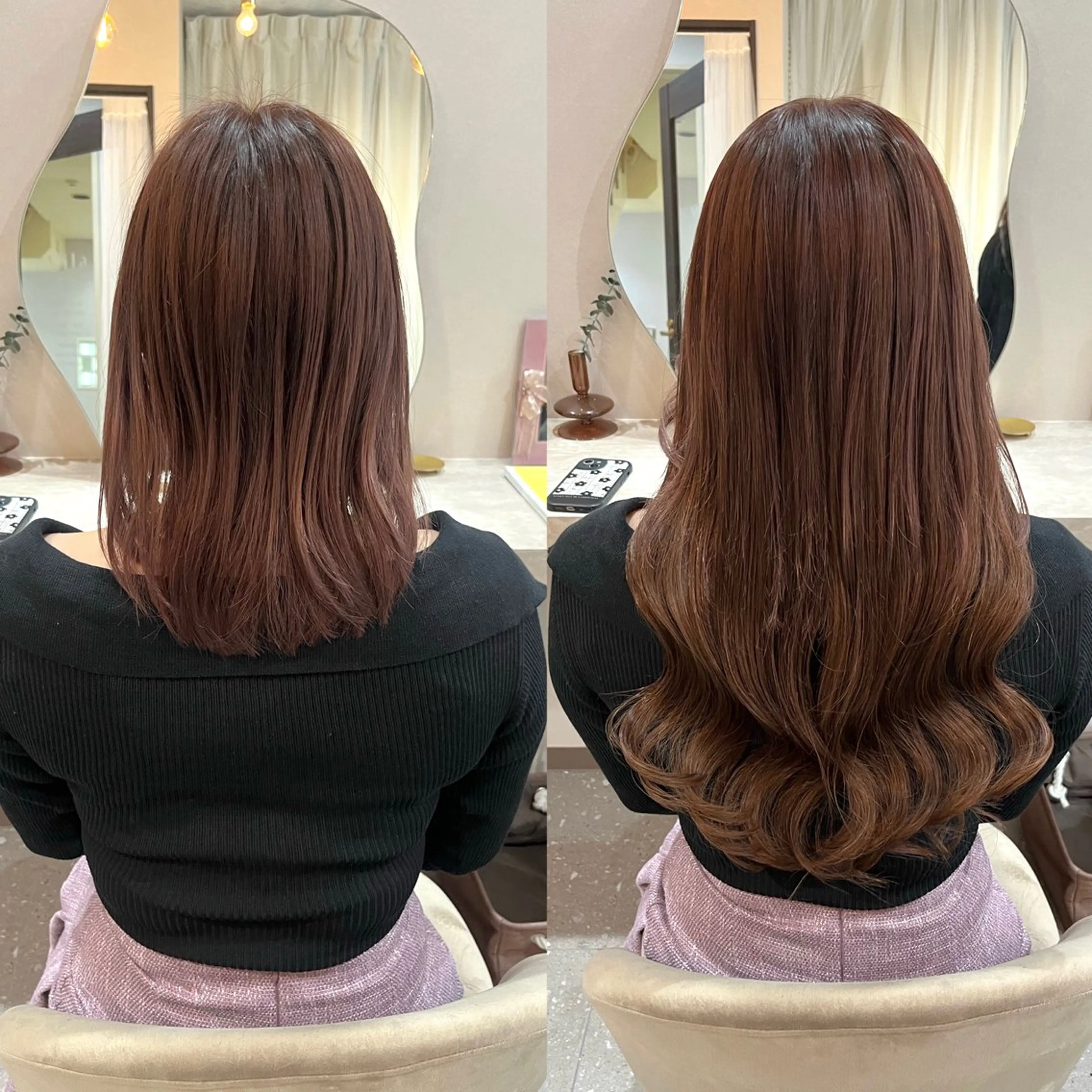 ロング ヘアアレンジ エクステ Mila Akariのヘアスタイル