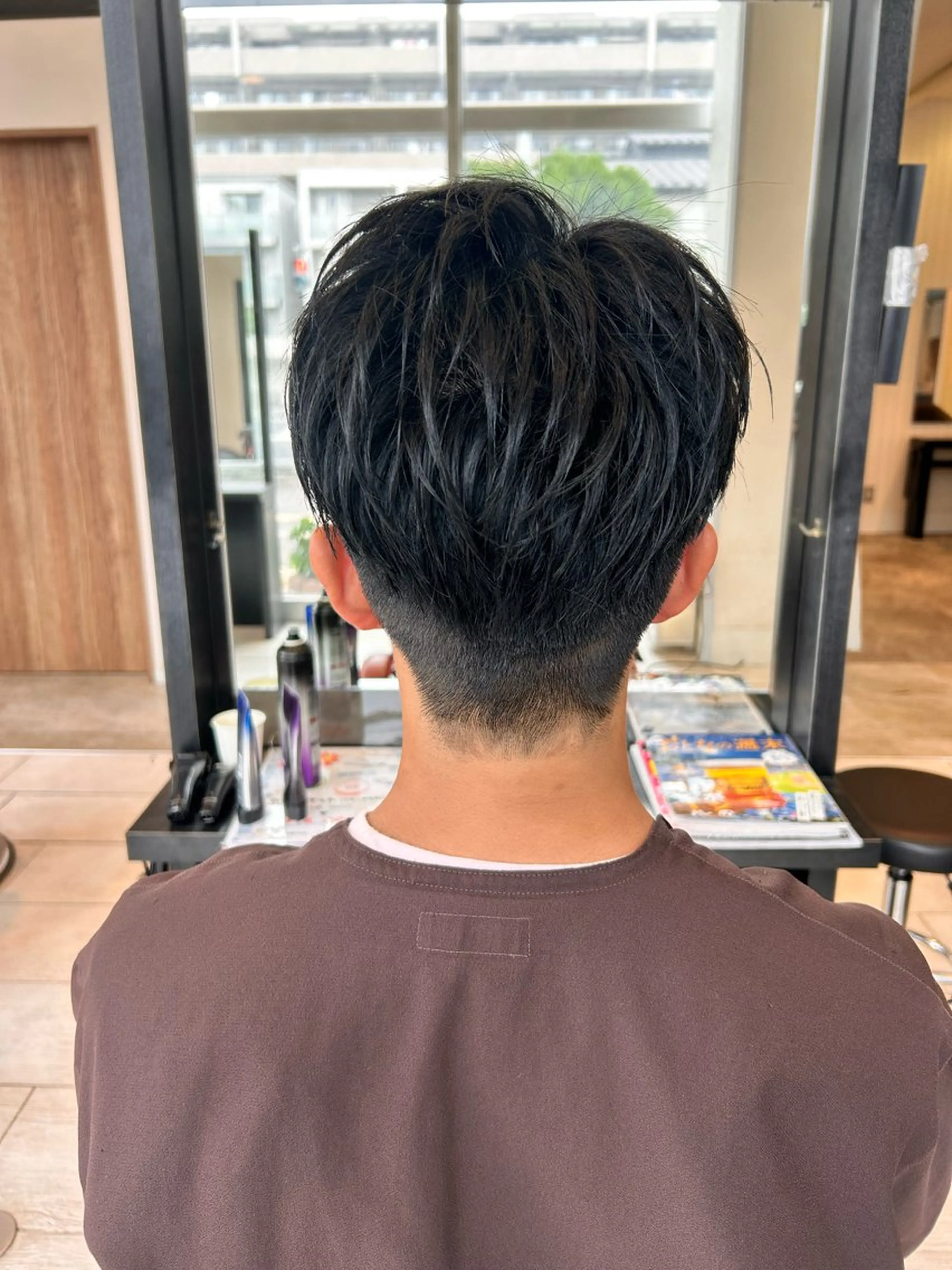 ショート メンズ ヘアセット EARTH大宮宮原店所属・🔥メンズ特化🔥 rikuのヘアスタイル
