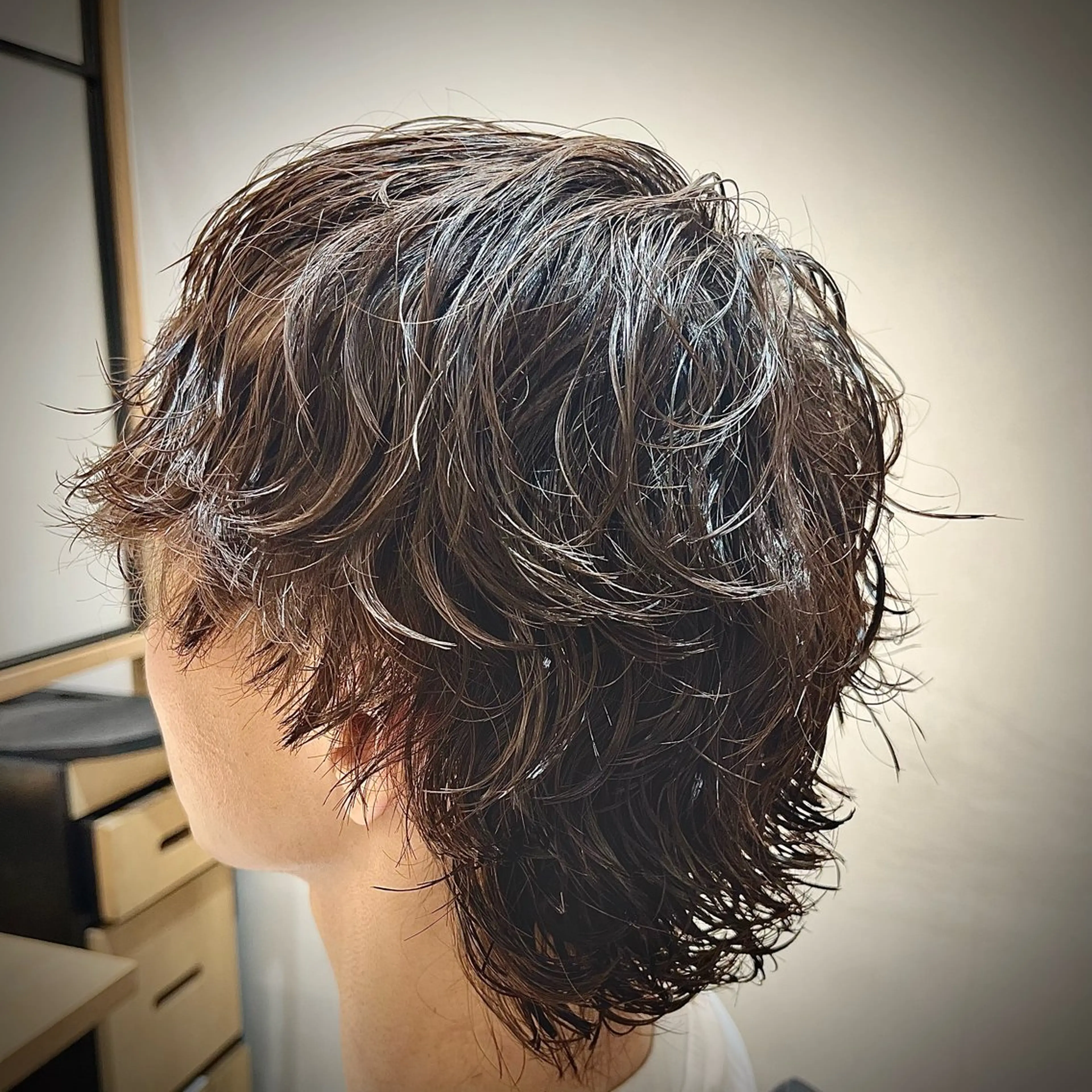 パーマ メンズ カット パーマ 🟦メンズ特化🟦 たかしま　あさひのヘアスタイル