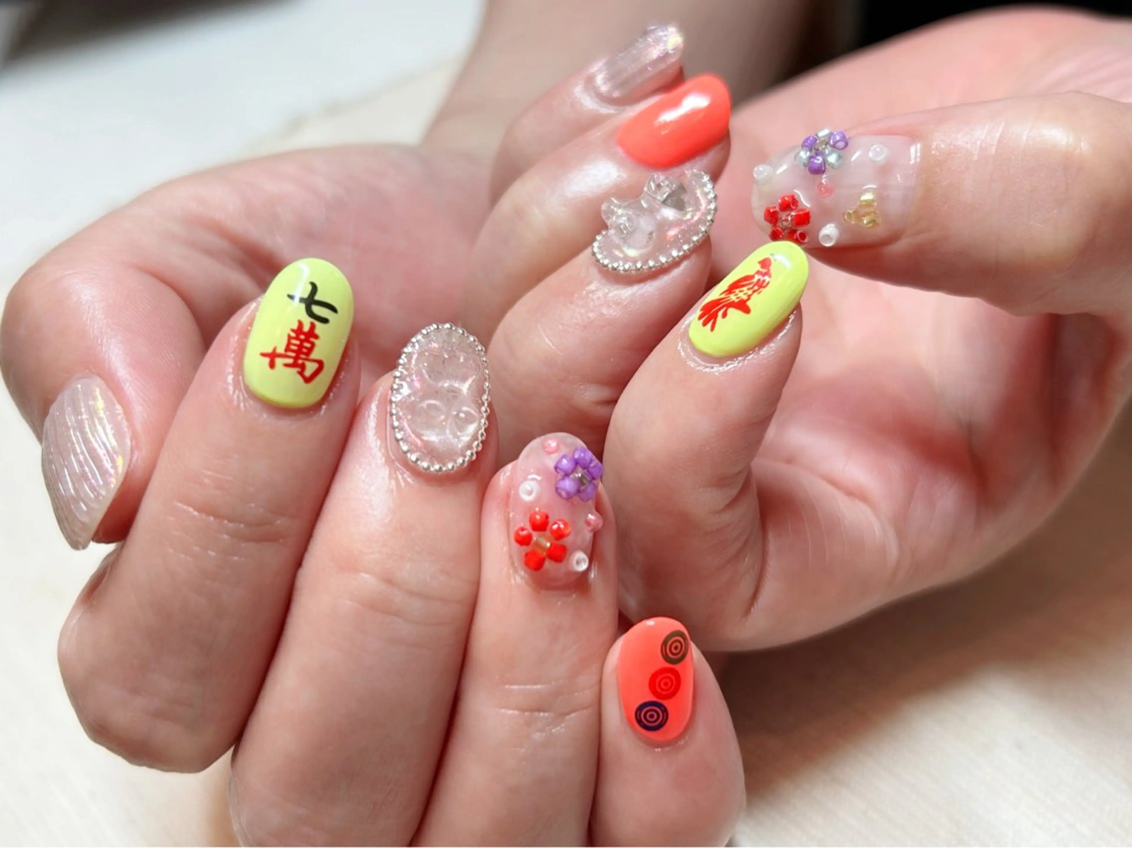 ネイル 氷ネイル・うるうるネイル マグネットネイル メンズネイル ハンドネイル atelier la vita所属・lavita. mimuraのネイルデザイン