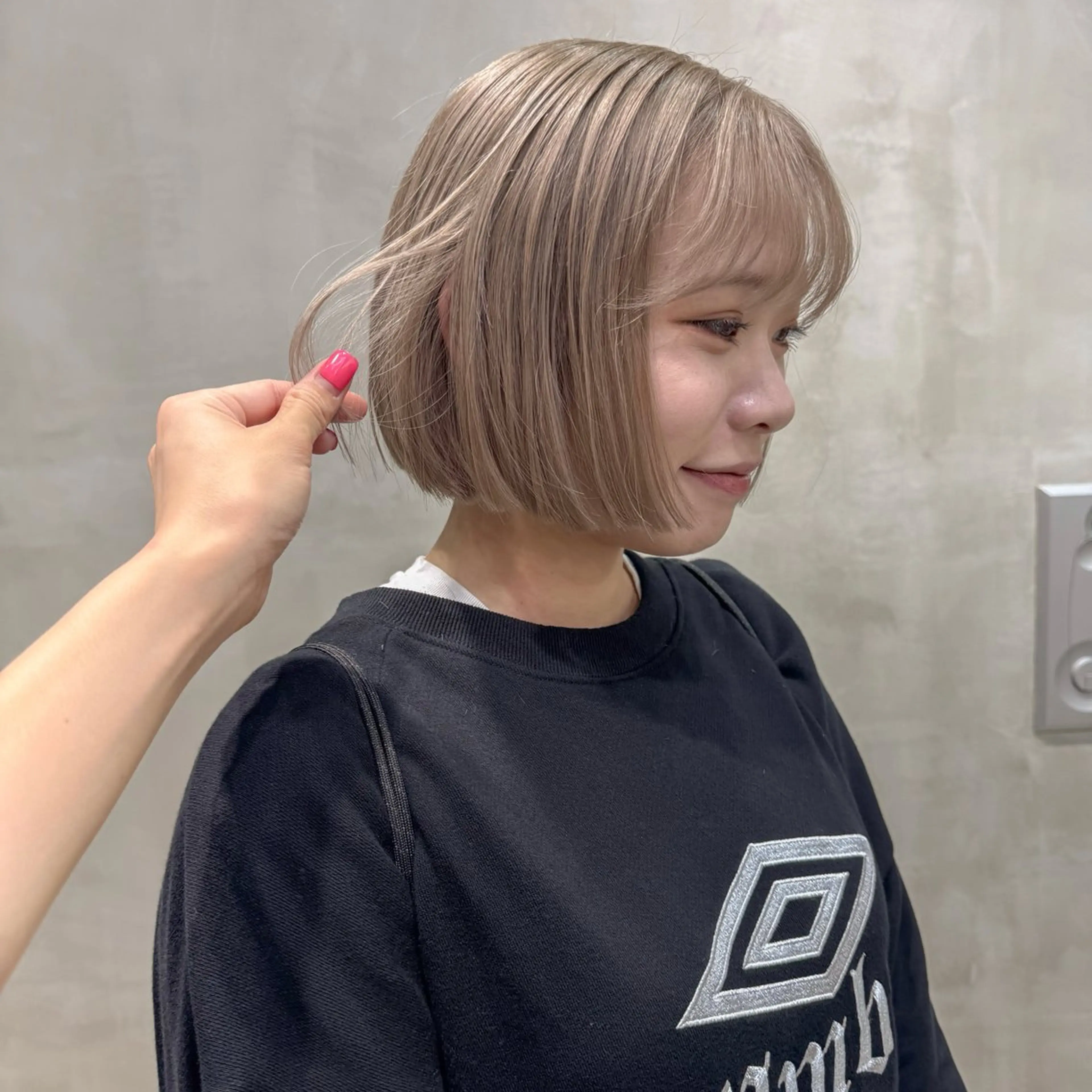 ショート ボブ 髪質改善 酸性ストレート 🍈yurina パーマ🍈のヘアスタイル