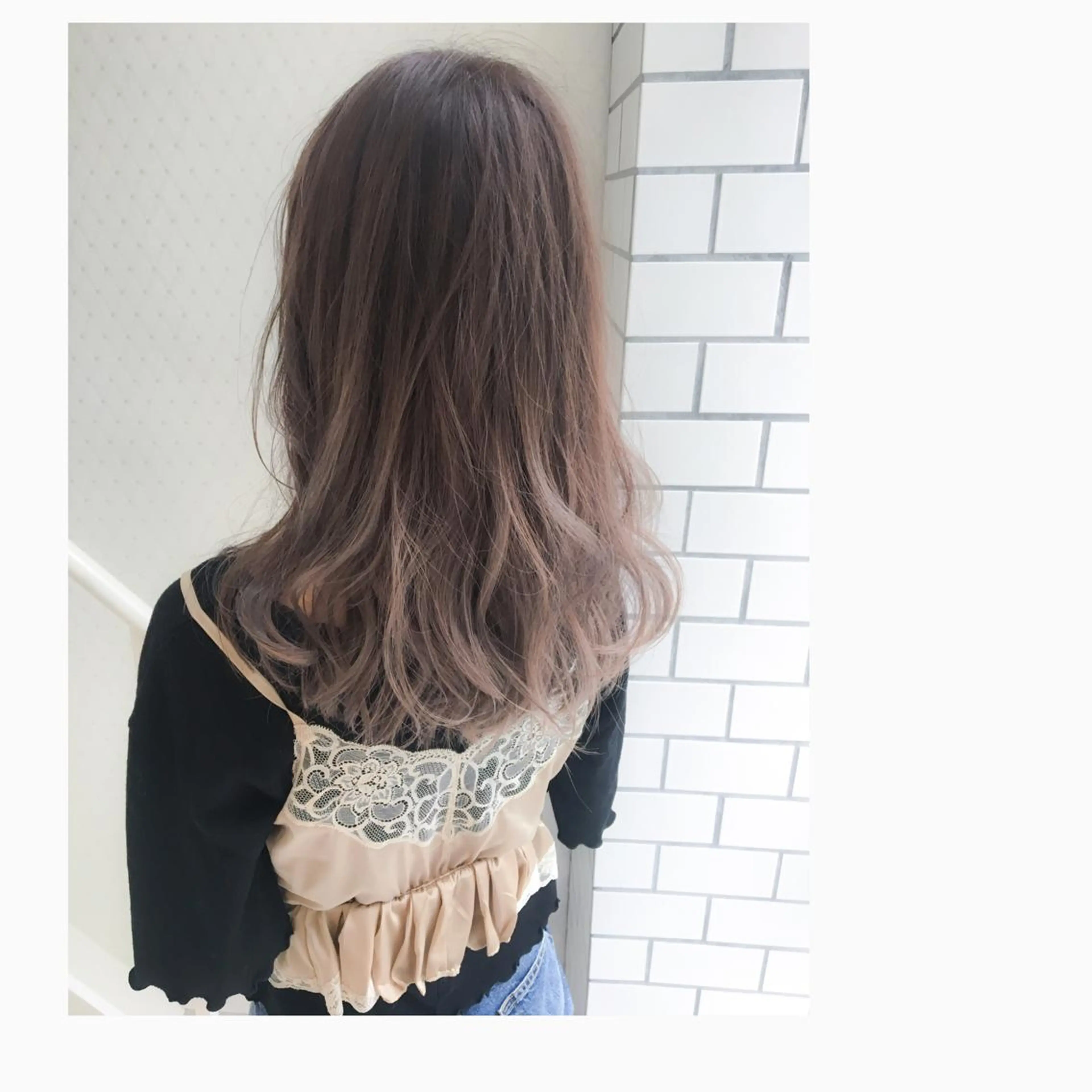 セミロング カット ヘアカラー ☆ハイトーン口コミ◎ WiLL/京橋のヘアスタイル