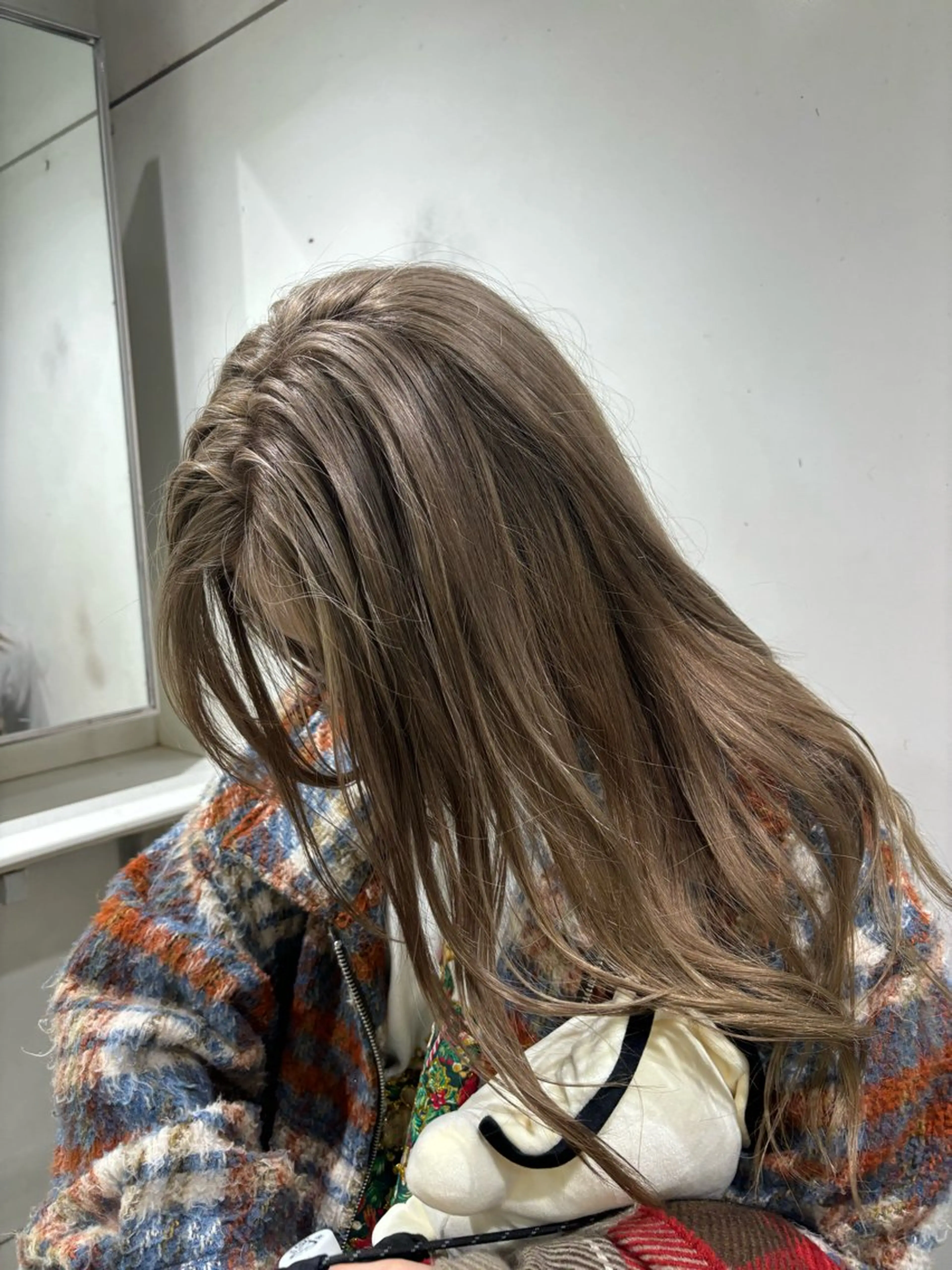 セミロング カラー ヘアアレンジ カット ヘアカラー トリートメント 🐕kato Mizuki🐕のヘアスタイル