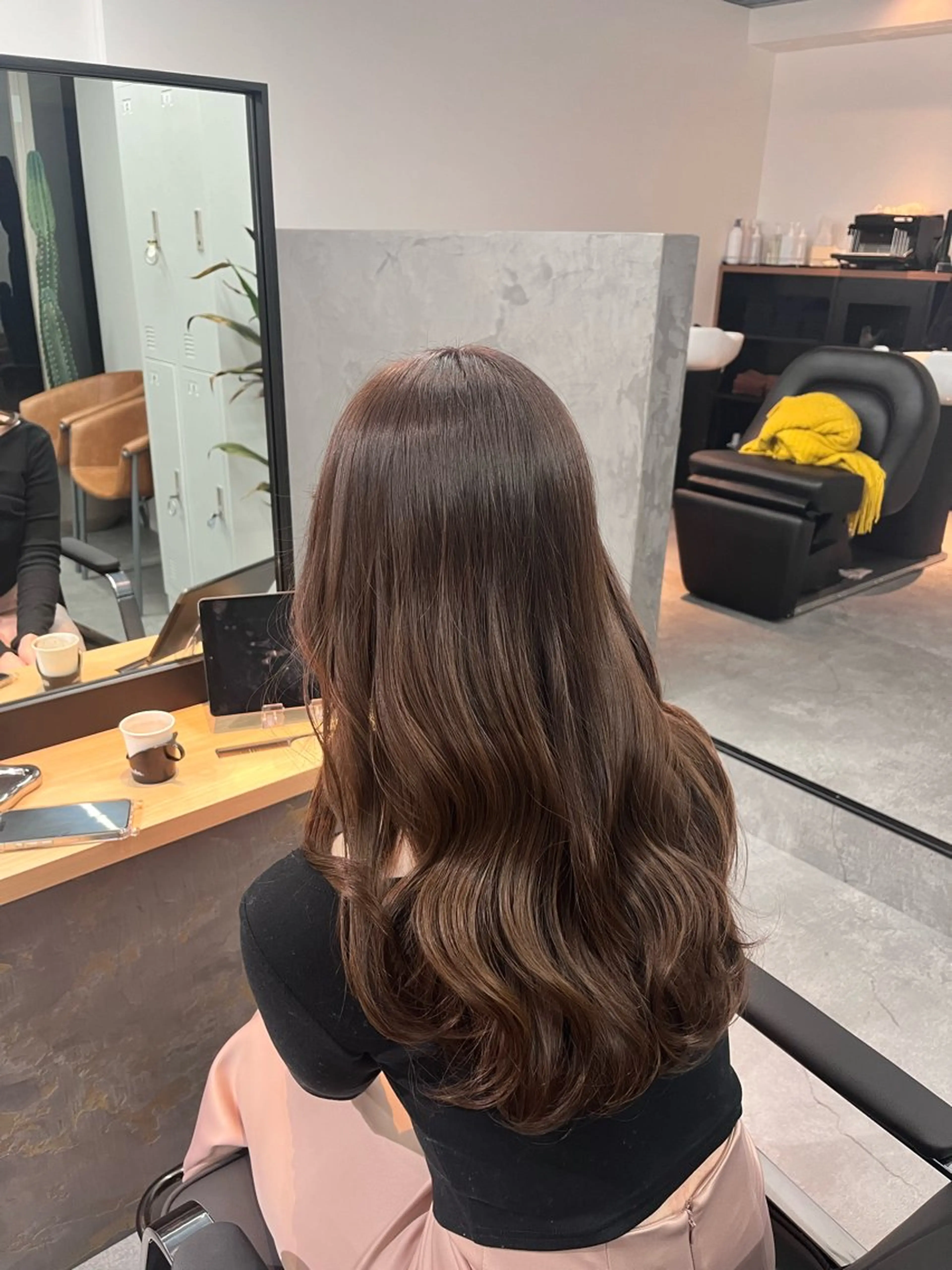 セミロング 前 侃太のヘアスタイル