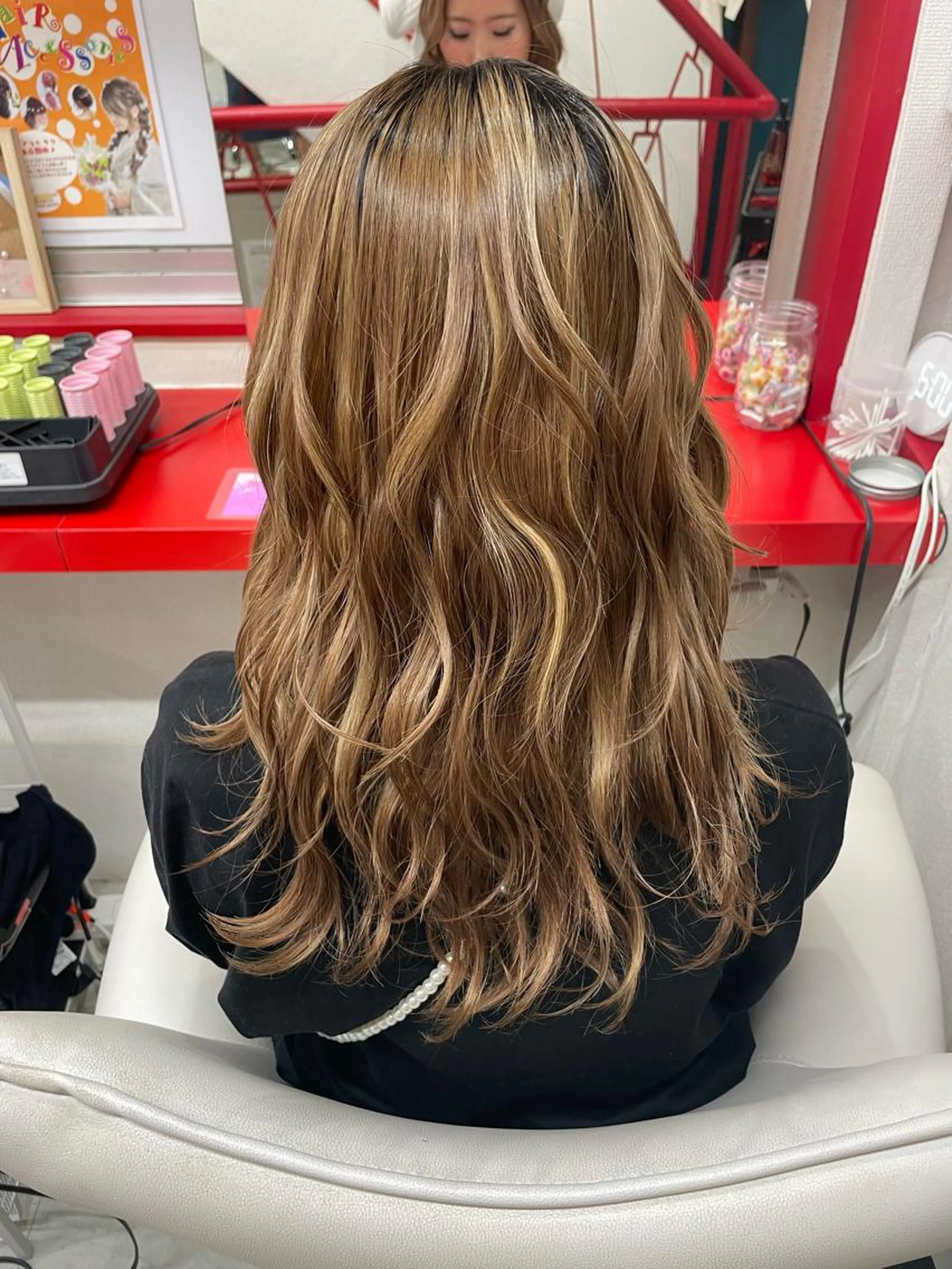 巻きおろし 肩下以上限定メニュー (Instagram、tiktokフォローしていただいた方限定メニュー)の写真
