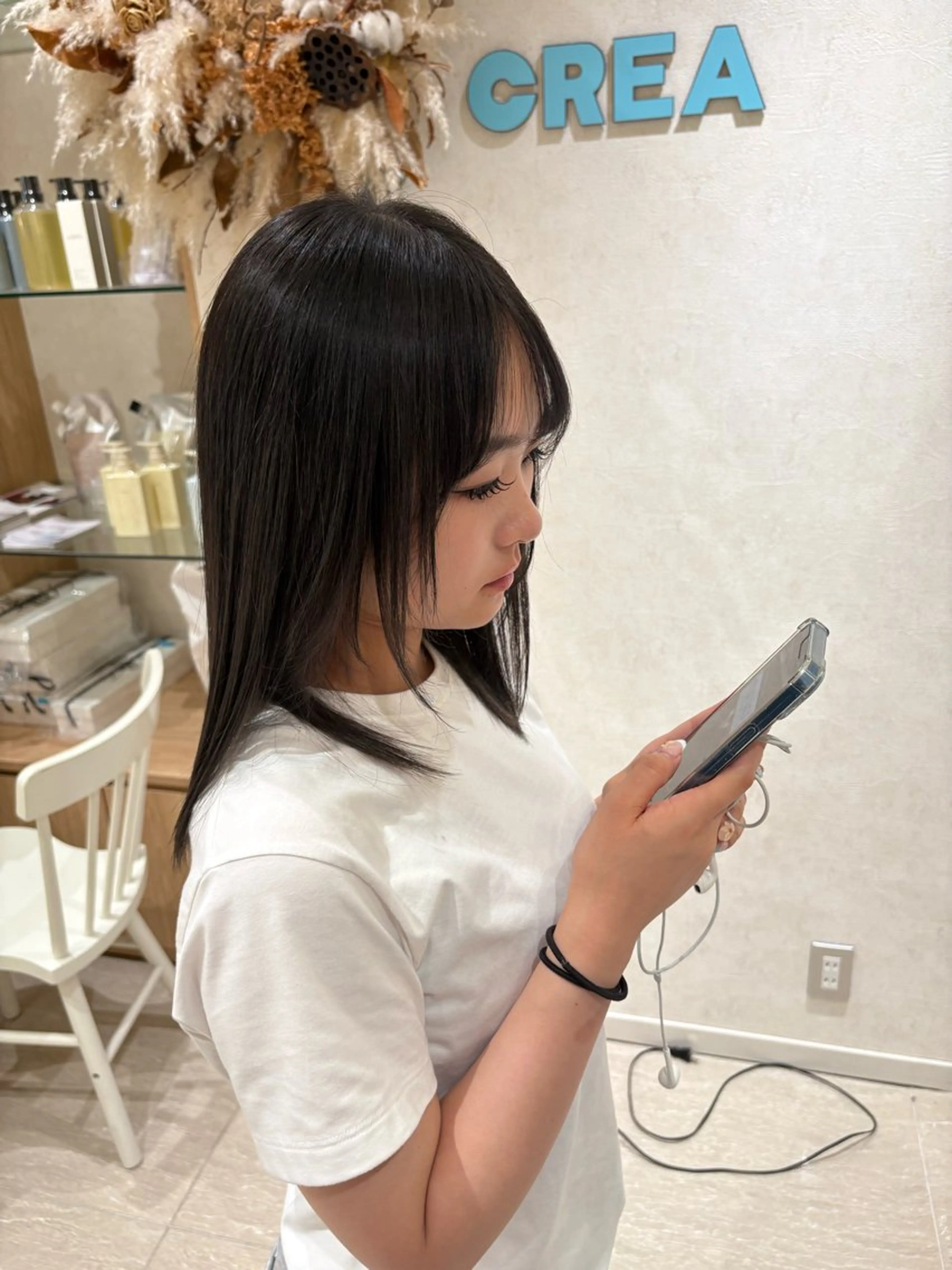 ミディアム 髪質改善 トリートメント kaminoto haruのヘアスタイル