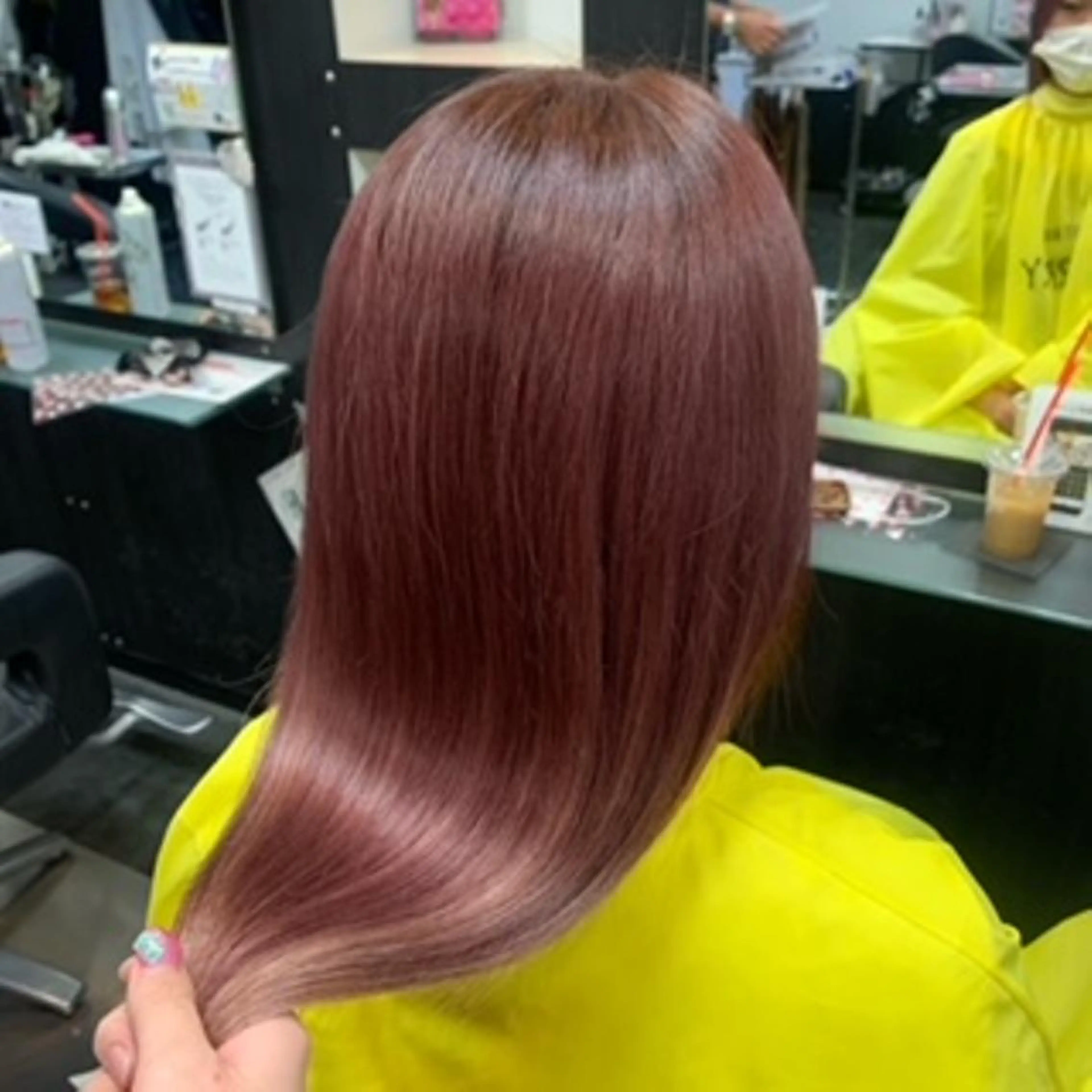 ロング カラー シールエクステ エクステ 韓国カラー/エクステ carryのヘアスタイル