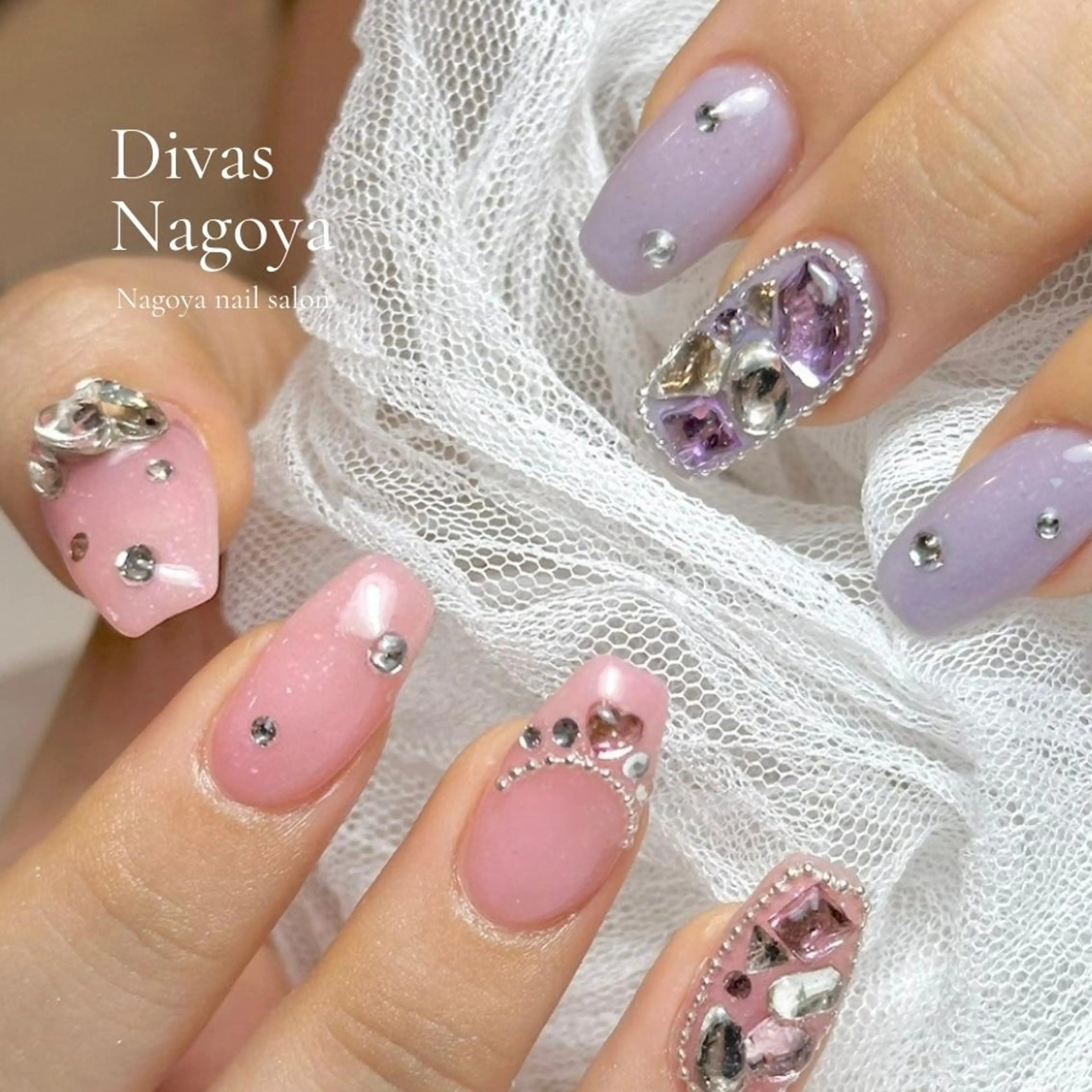 ネイル アートネイル 長さ出し ジェルネイル 韓国ネイル マグネットネイル 🎀Sakae D.d nail🎀のネイルデザイン