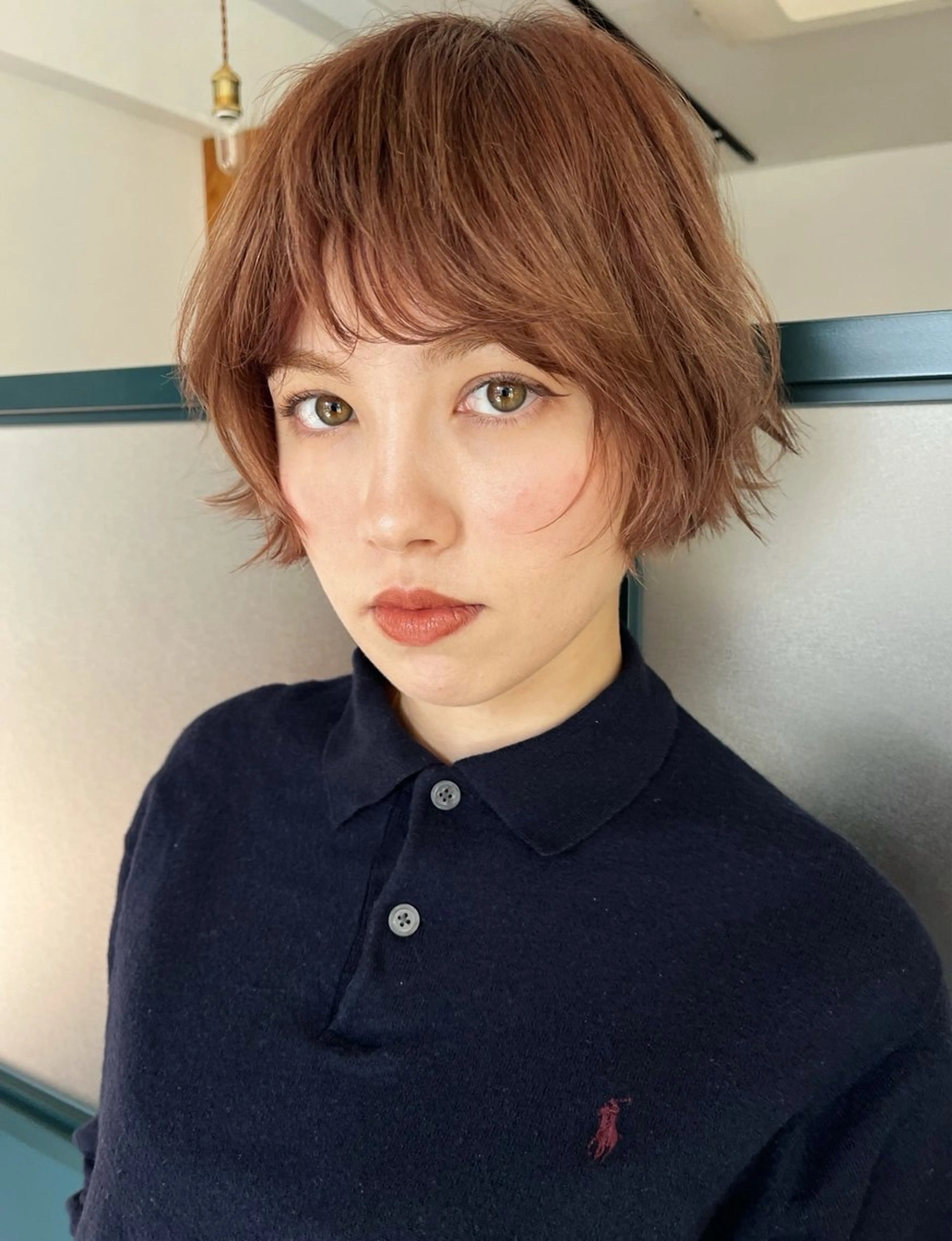 ショート カラー カット ヘアカラー 暖色・パーマ 🌼クニトウメイのヘアスタイル