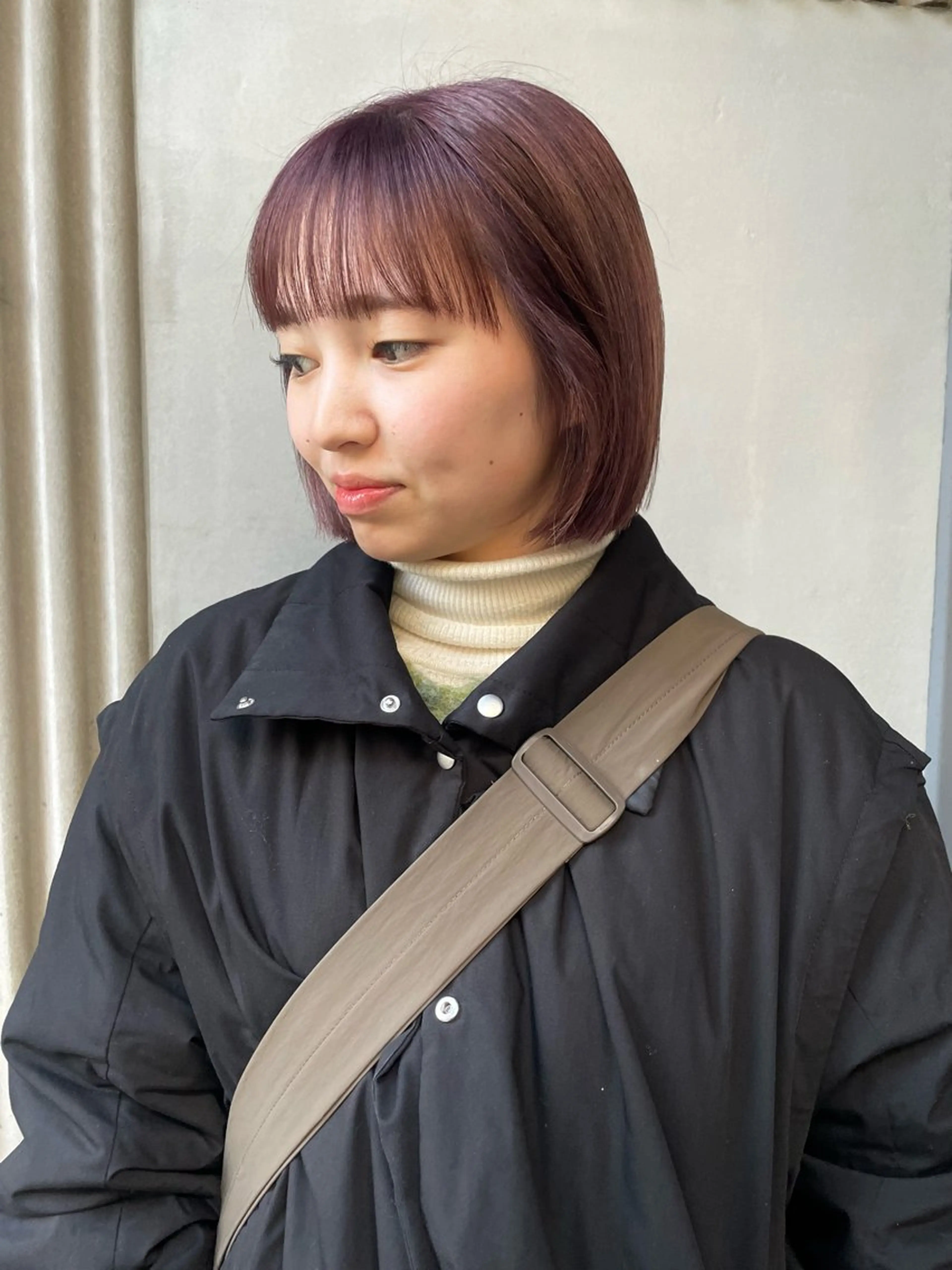 ハナ🌼 ボブ/透明感カラーのヘアスタイル