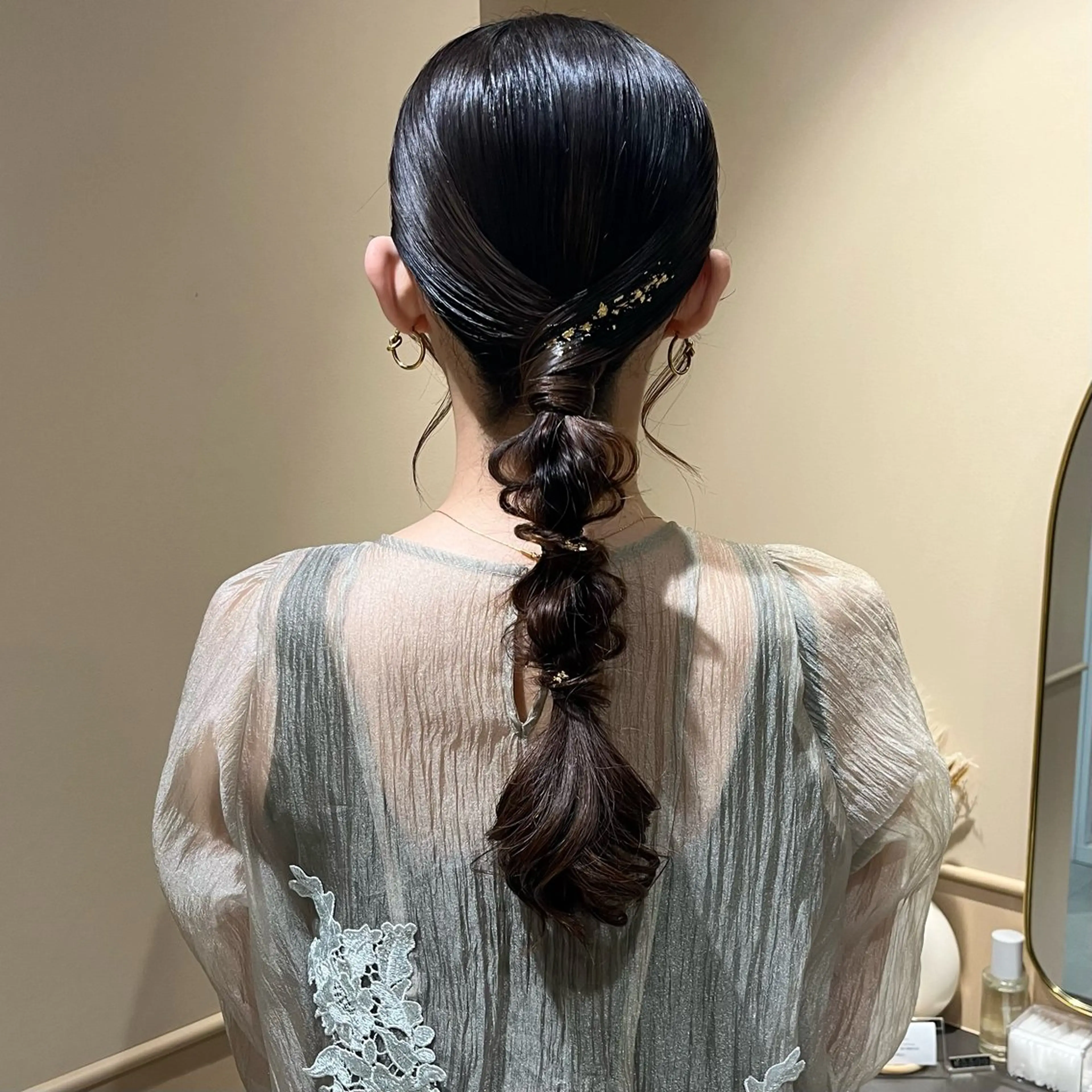 ロング ヘアアレンジ ヘアセット 🫧tomoka 透明感カラー🫧のヘアスタイル