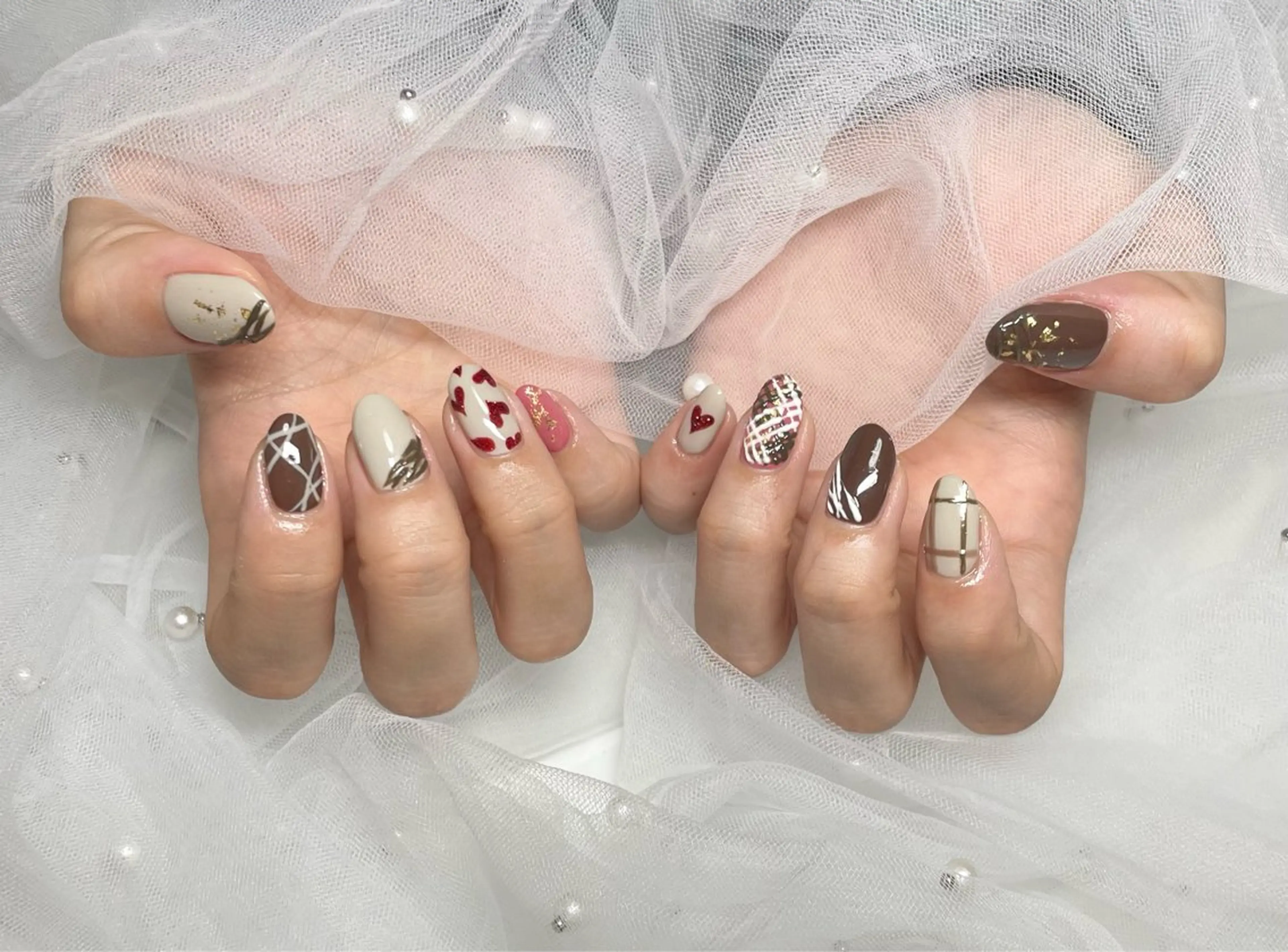 ネイル ハンドネイル 🦋 Rina🦋のネイルデザイン