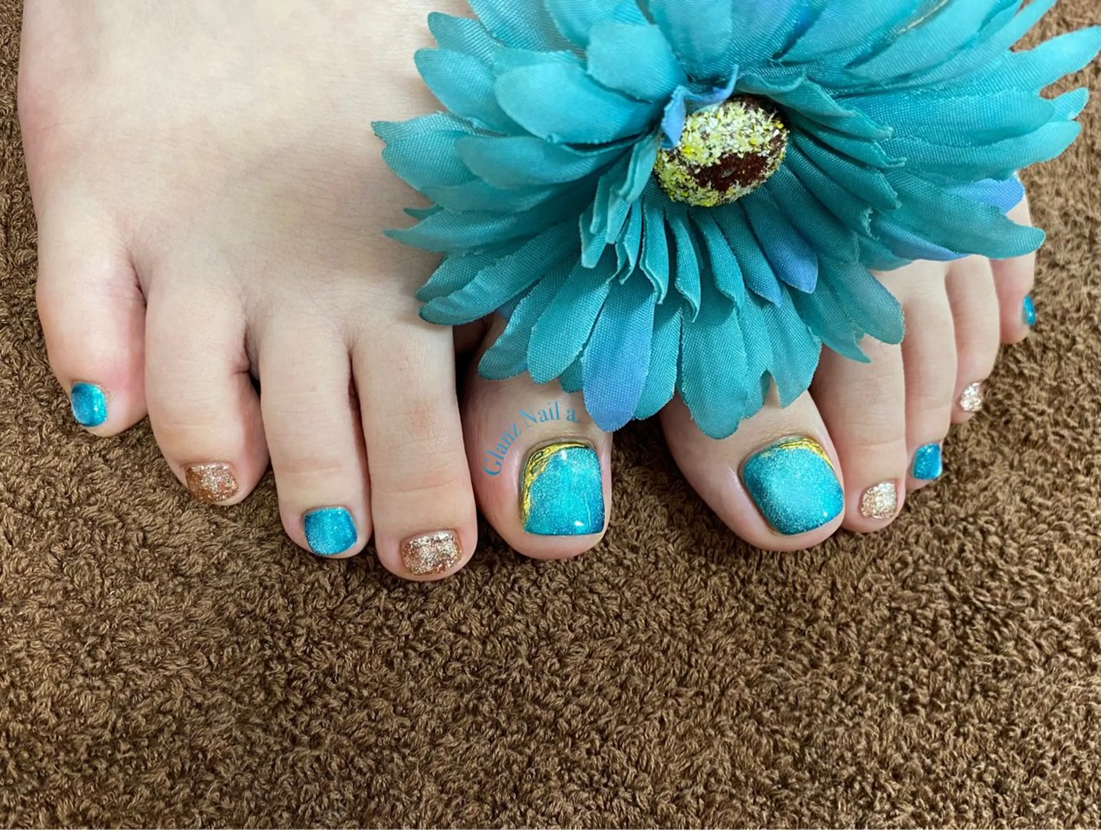 ネイル フットネイル Glanz  Nail aのネイルデザイン