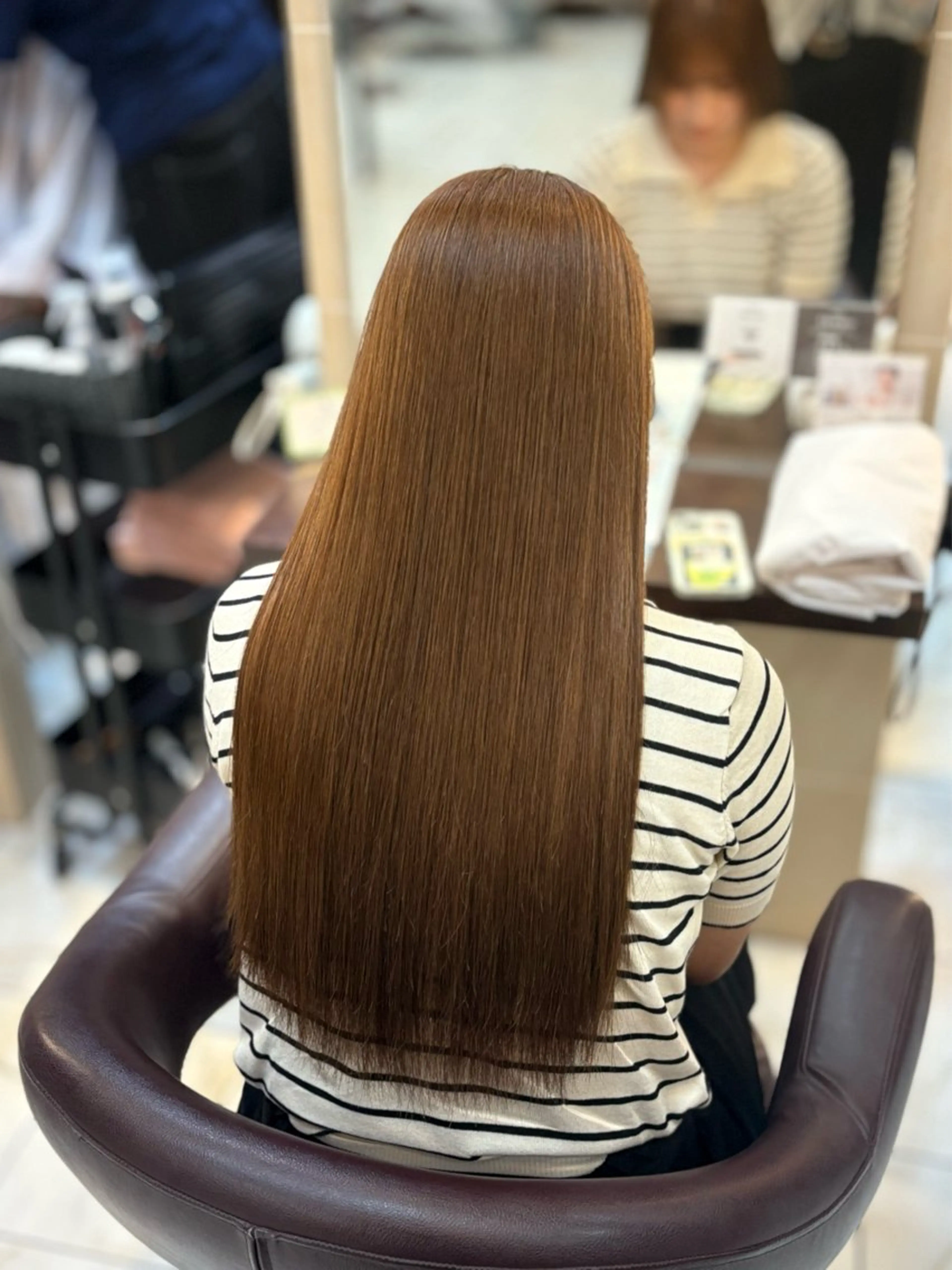 ロング カラー カット ヘアカラー トリートメント 🎀透明感カラー 🐈ナズナのヘアスタイル