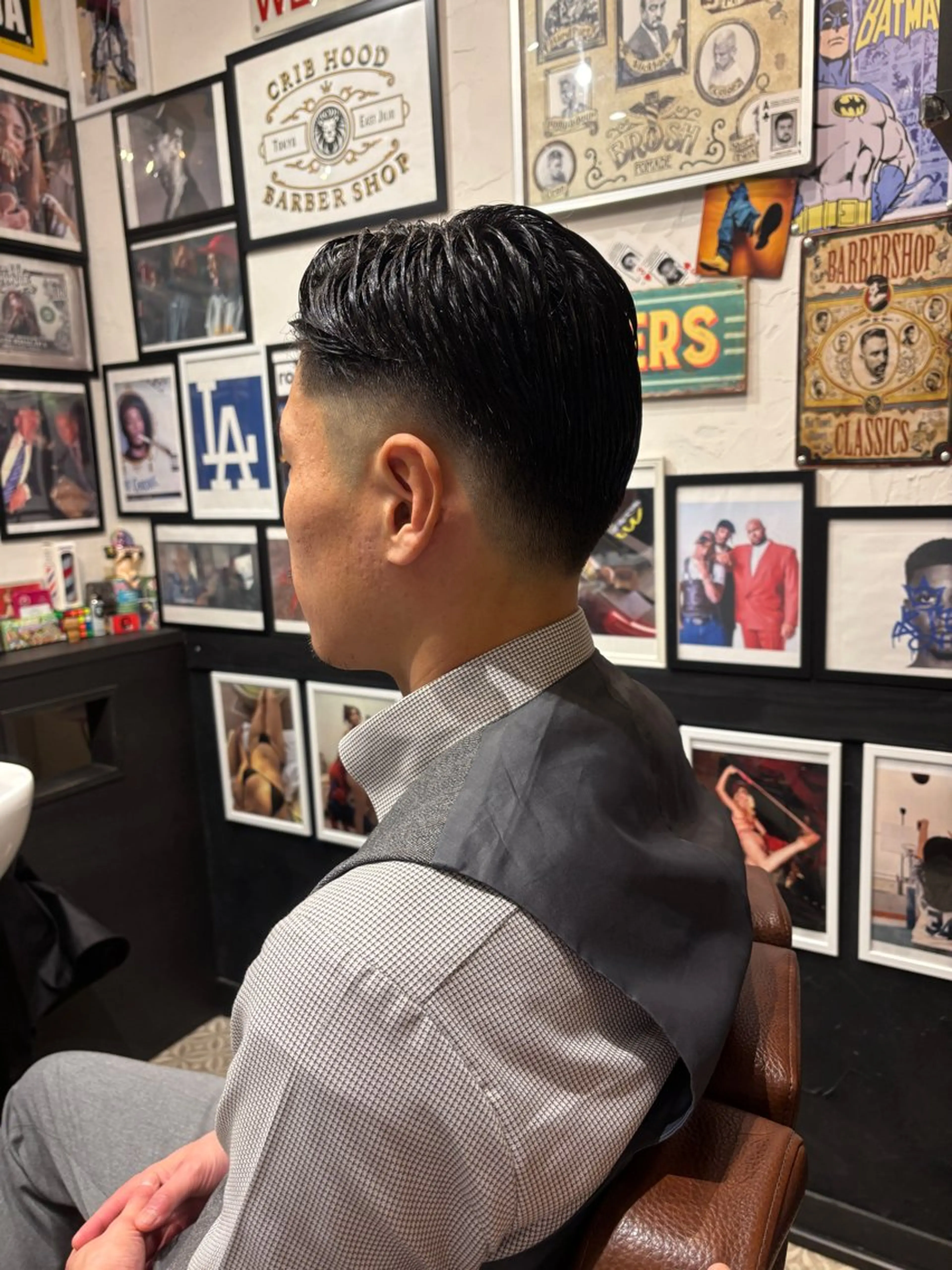 ショート メンズ フェードカット CribHoodbarbershop所属・白井 昇太のヘアスタイル