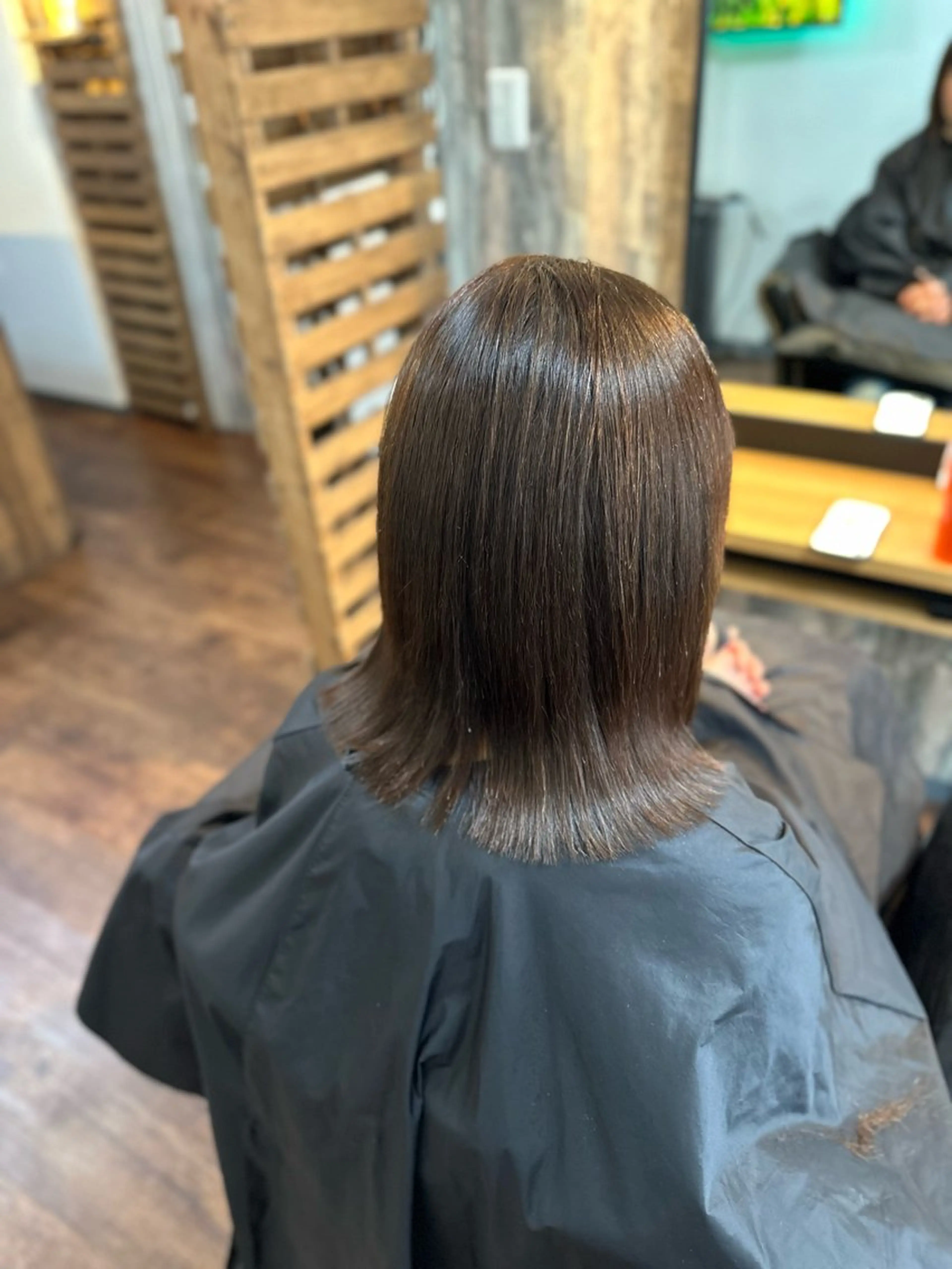 ミディアム パーマ 酸性ストレート ストレートパーマ カット 縮毛矯正 トリートメント Lizir  ルズィール所属・Luzir⭐︎ GEN⭐︎のヘアスタイル