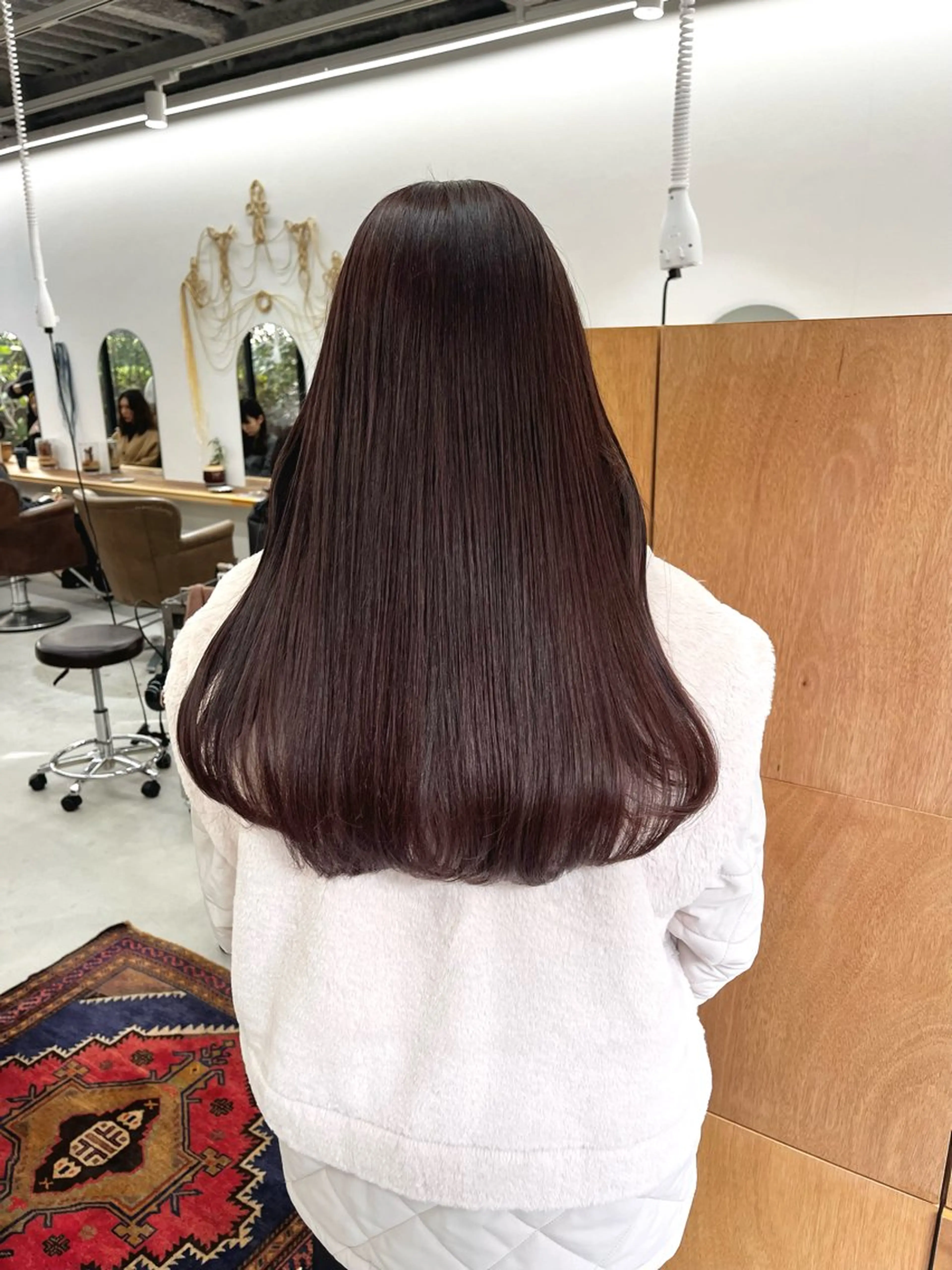 ロング カラー ヘアアレンジ ブリーチ ダブルカラー ブリーチなしカラー ena/ブリーチなし 暖色・ベージュ🎀のヘアスタイル